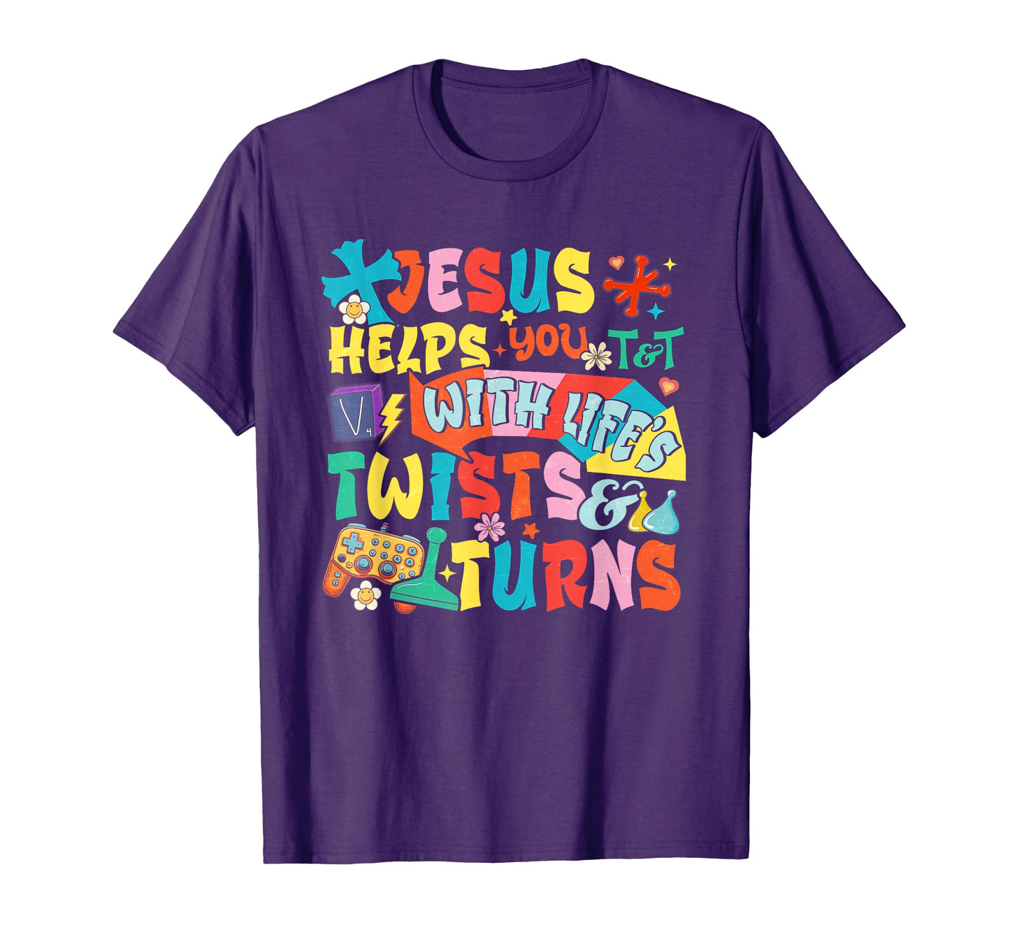 VBS Twist And Turn Following Jesus Changes The Game T-Shirt