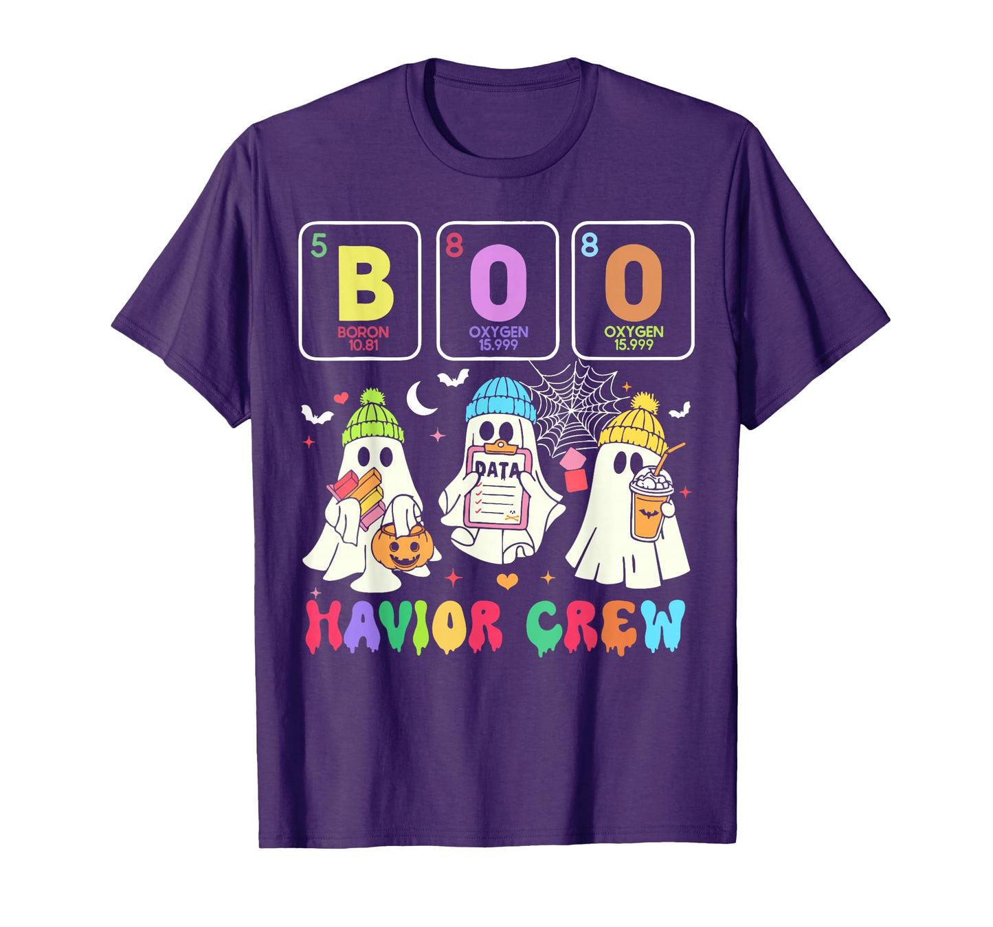 Chemistry Boo Havior Crew Behavior Analyst Halloween T-Shirt