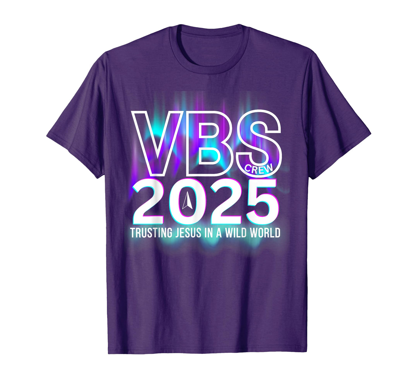 VBS Crew 2025 Northern Lights Team VBS Vacation Bible School T-Shirt