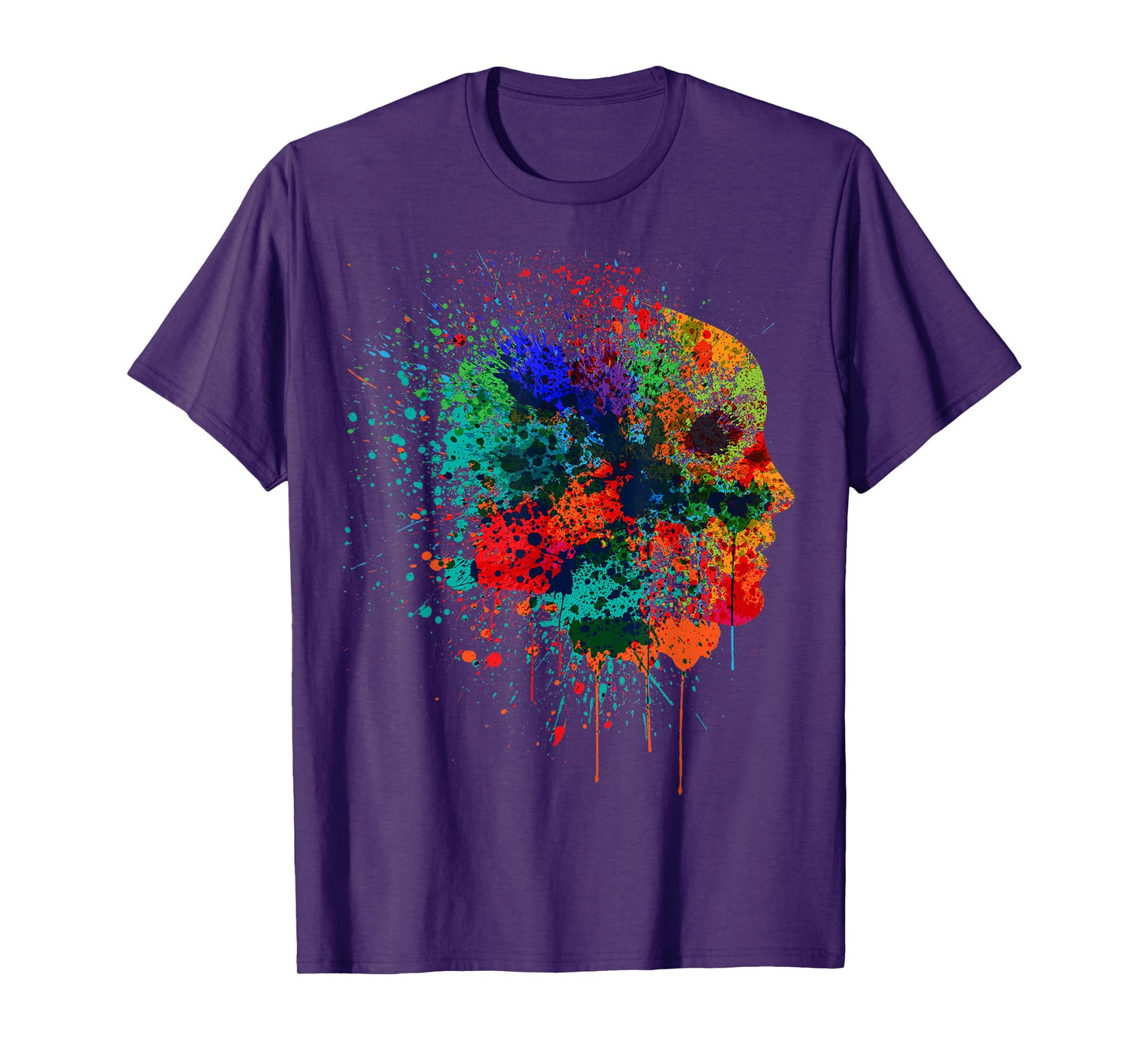 Pretty Fall Color Paint Splatter Women Men Kids T-Shirt