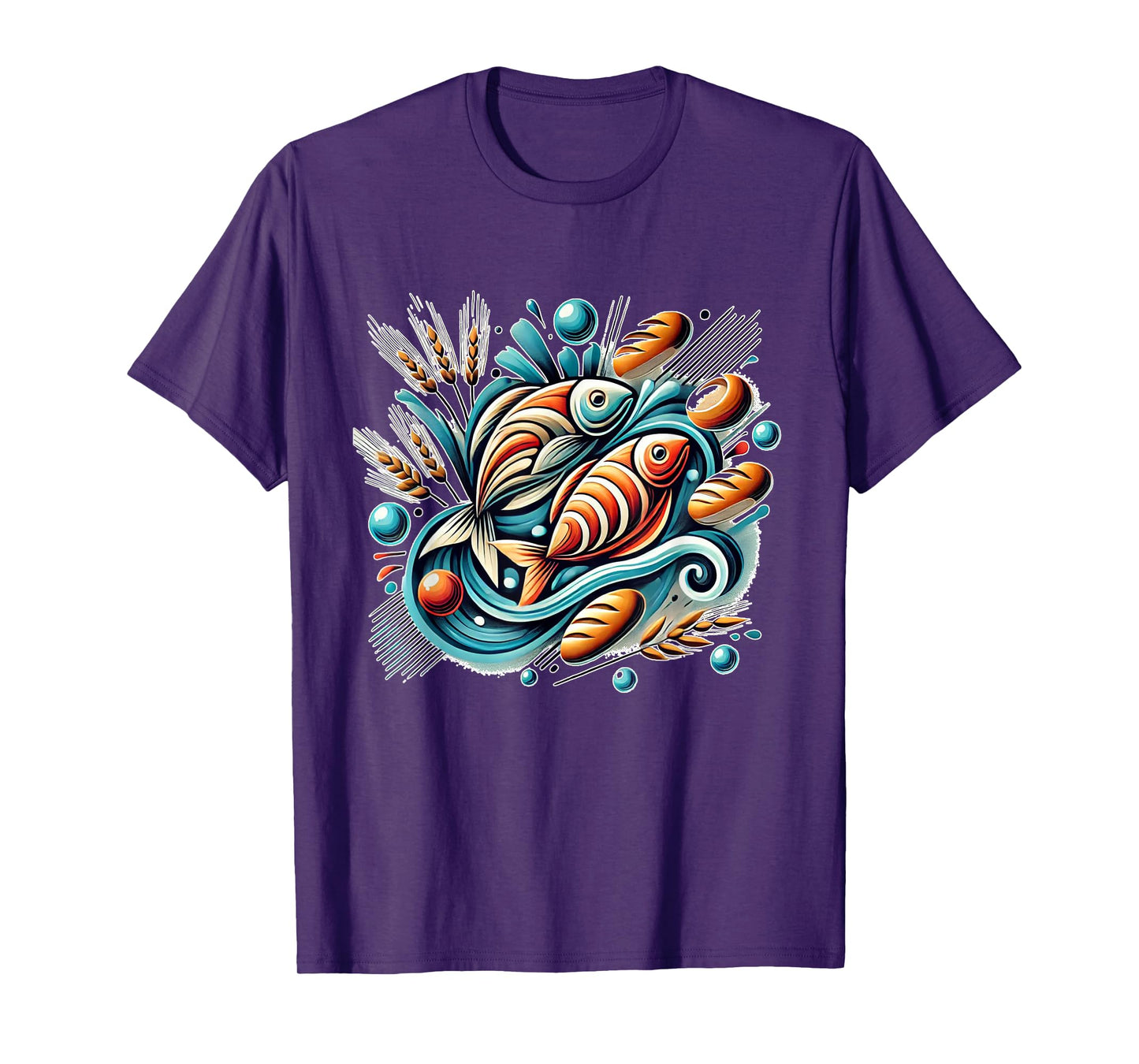 2 Fish, 5 Loaves, 5000 - A Miracle Against All Odds T-Shirt