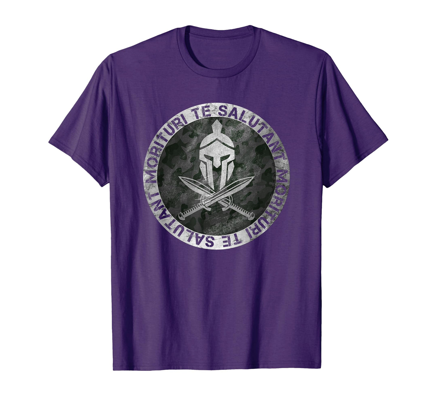 Vintage Roman Gladiator Helmet Warrior Arena Gym Gift T-Shirt