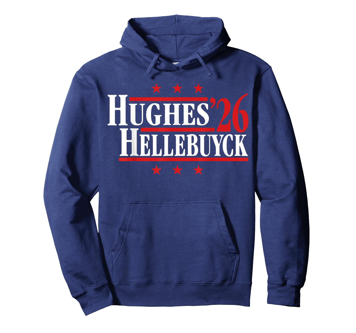 Hughes and Hellebuyck '26 T-Shirt - Hoodie | Navy