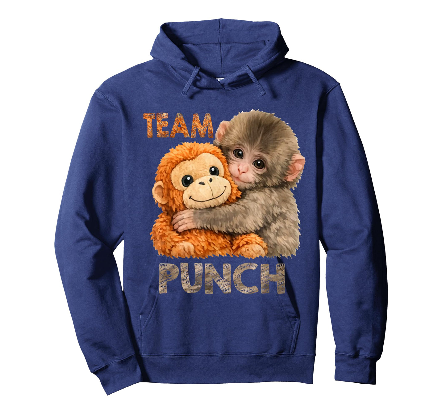 Monkey Team Punch T-Shirt - Hoodie | Navy