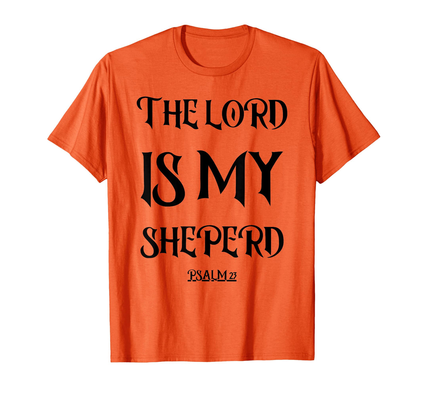 Psalm 23 Tee Vintage Bible Verse Gift Fear No Evil Jesus T-Shirt
