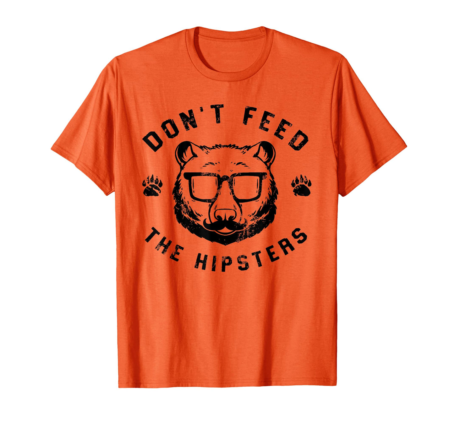 Don't Feed The Hipsters T-Shirt - Hipster Bear T-Shirt
