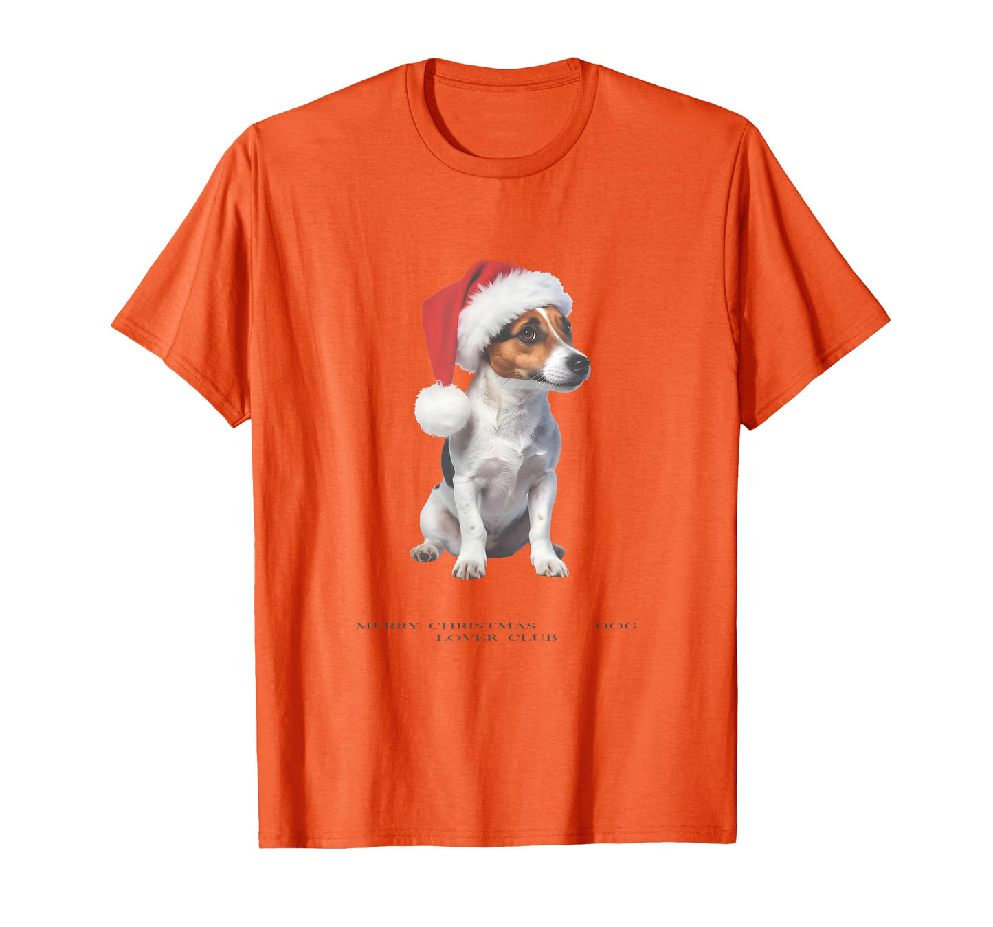 Jack Russell Terrier Christmas Dog Vintage T-Shirt