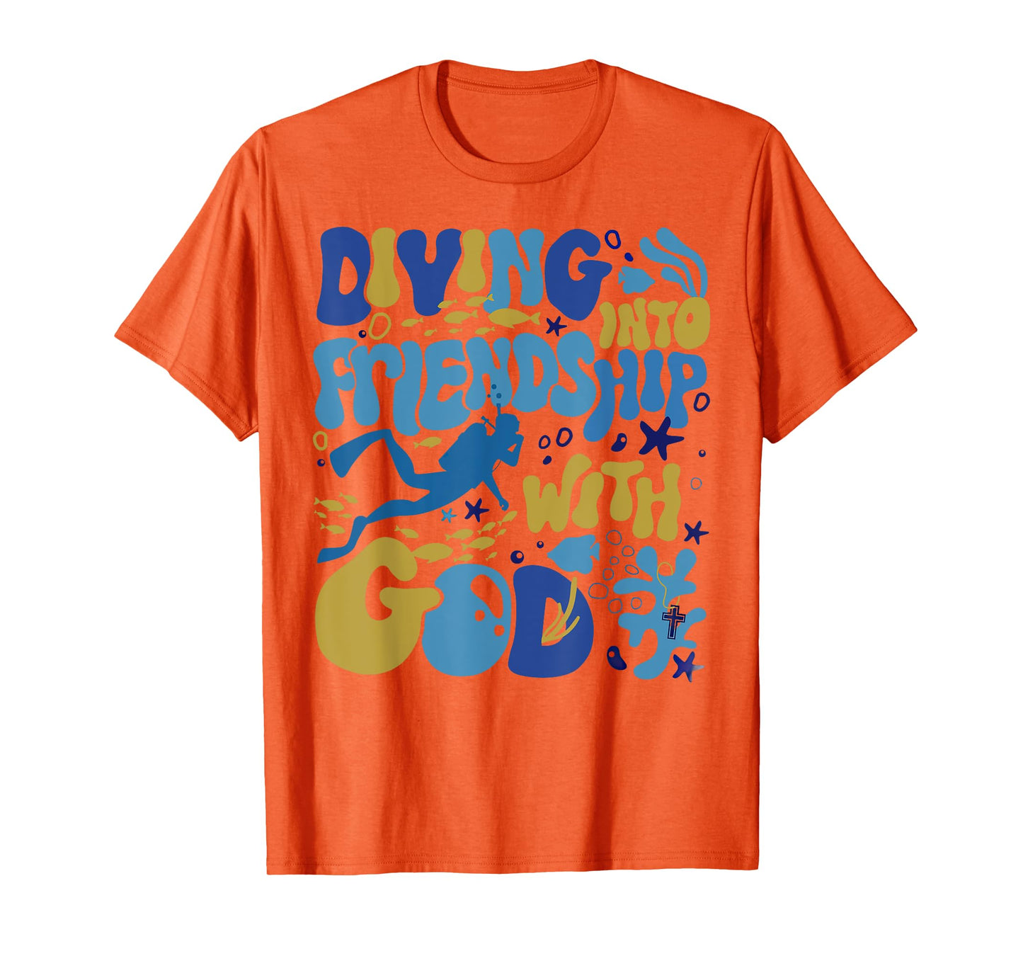 Diving Into Friendship With God Underwater Scuba VBS 2024 T-Shirt