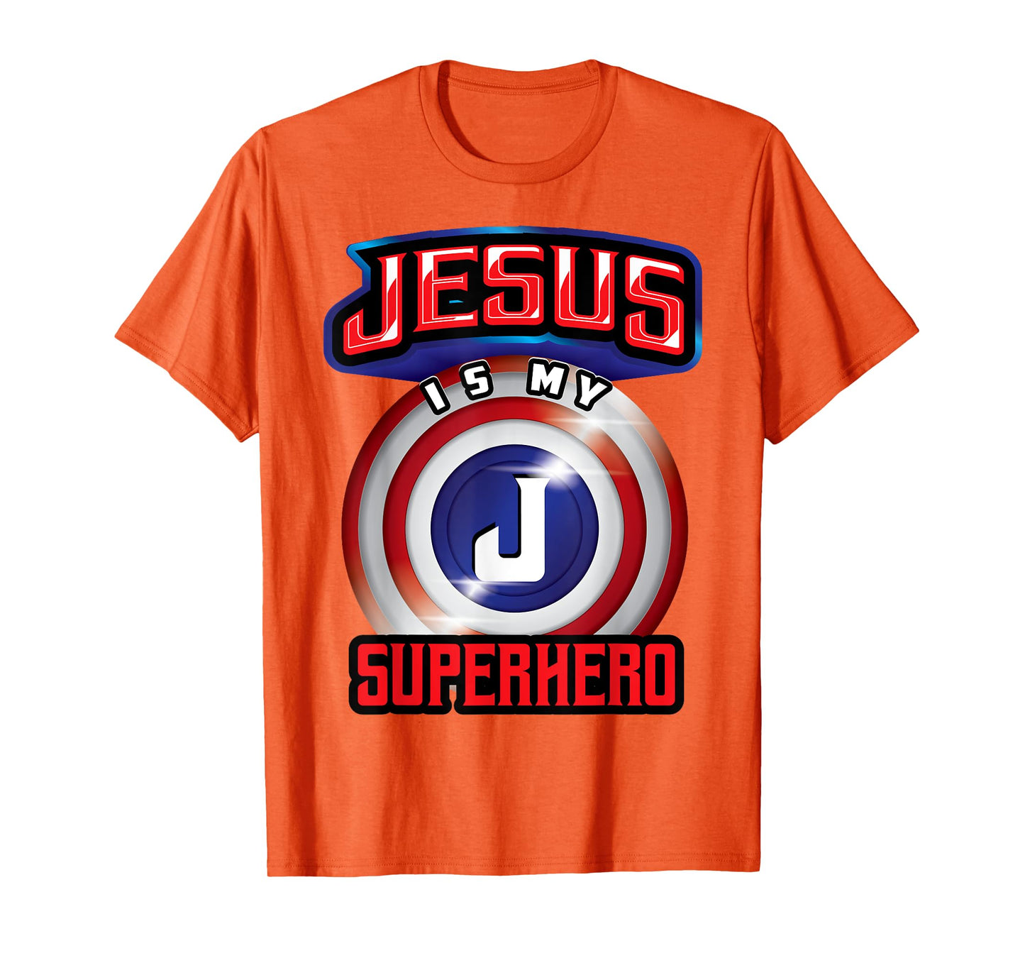Jesus Is My Superhero Shirt | Cute Powerful Christian Gift T-Shirt