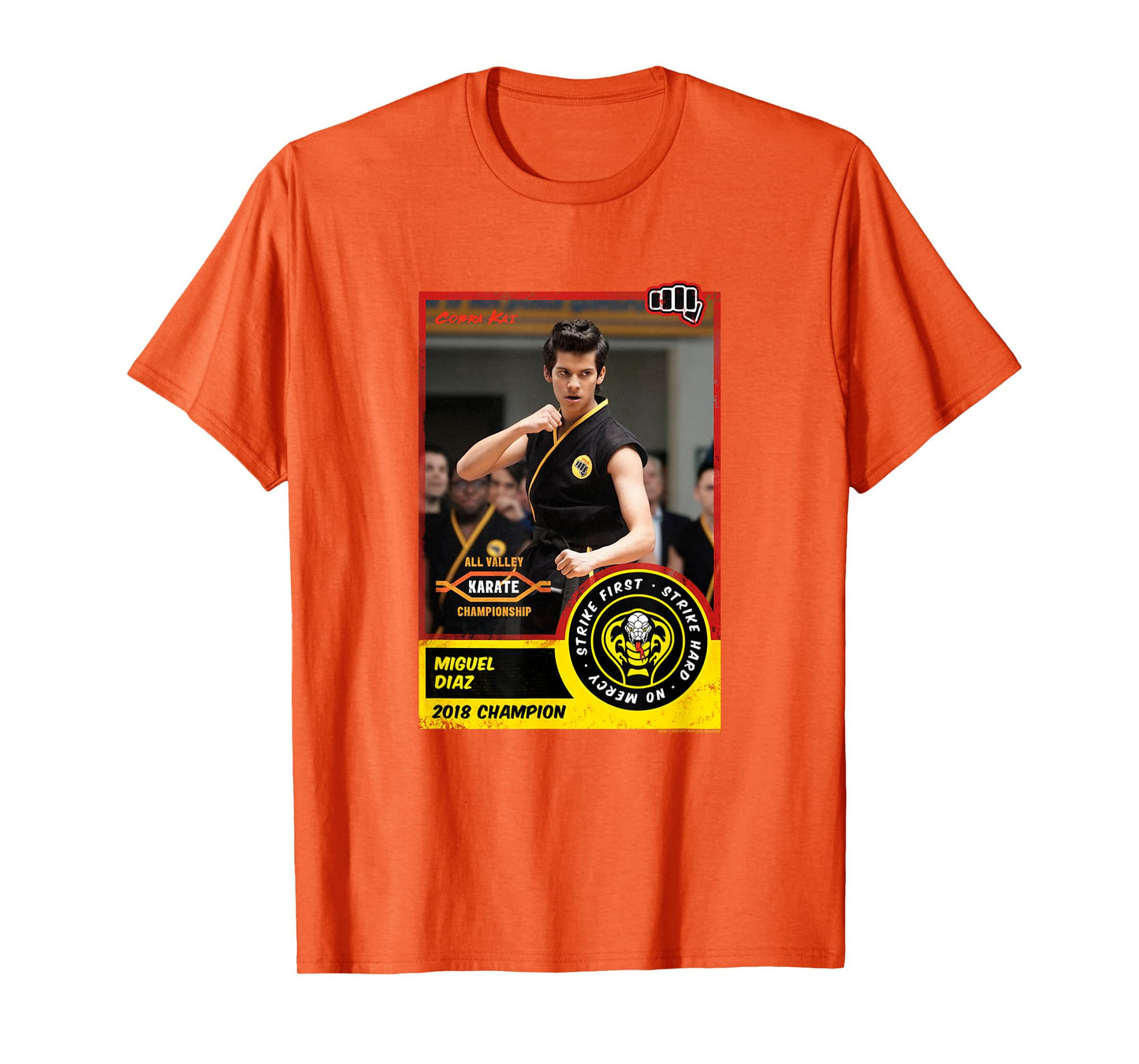 Cobra Kai Miguel Diaz Champion Card T-Shirt