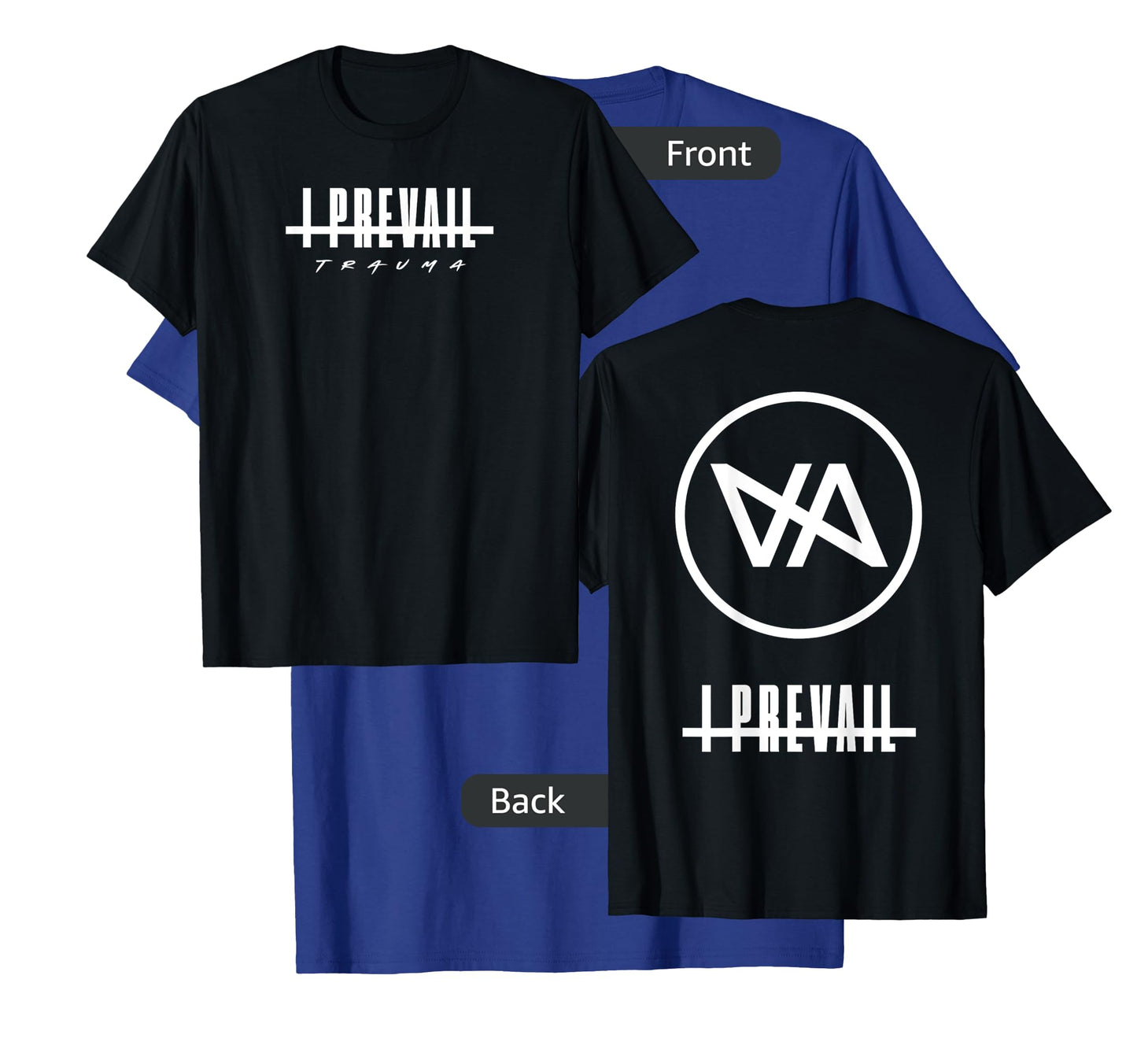 I Prevail Black Adult Men's Diagonal Modern Classic T-Shirt