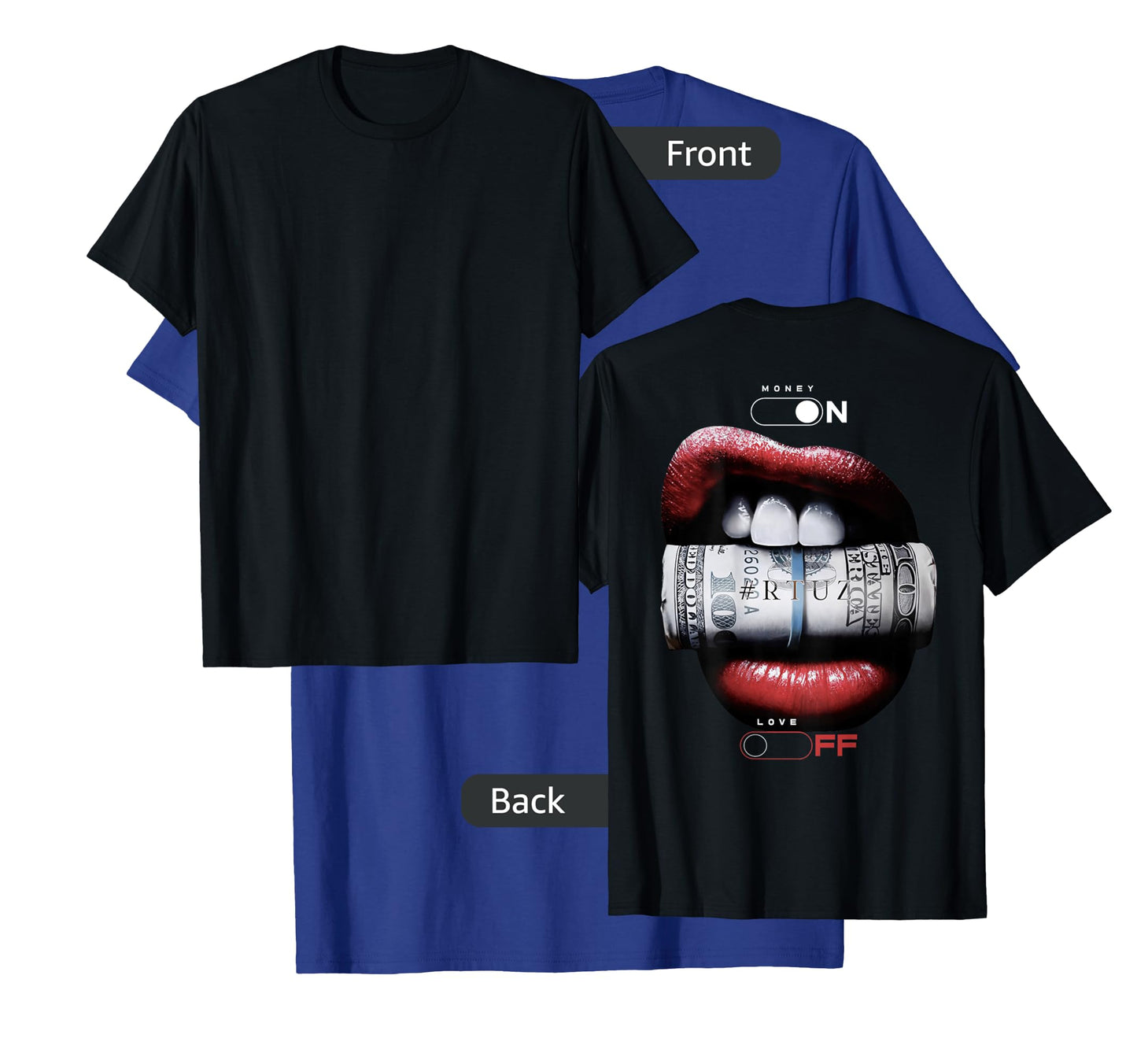 Modern hip hop vintage graffiti urban back print streetwear T-Shirt, Small