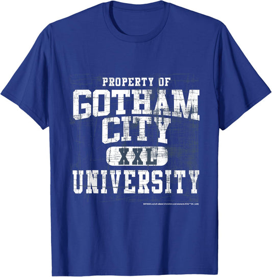 Property of Gotham City XXL University Theme T-Shirt - T-Shirt | Royal