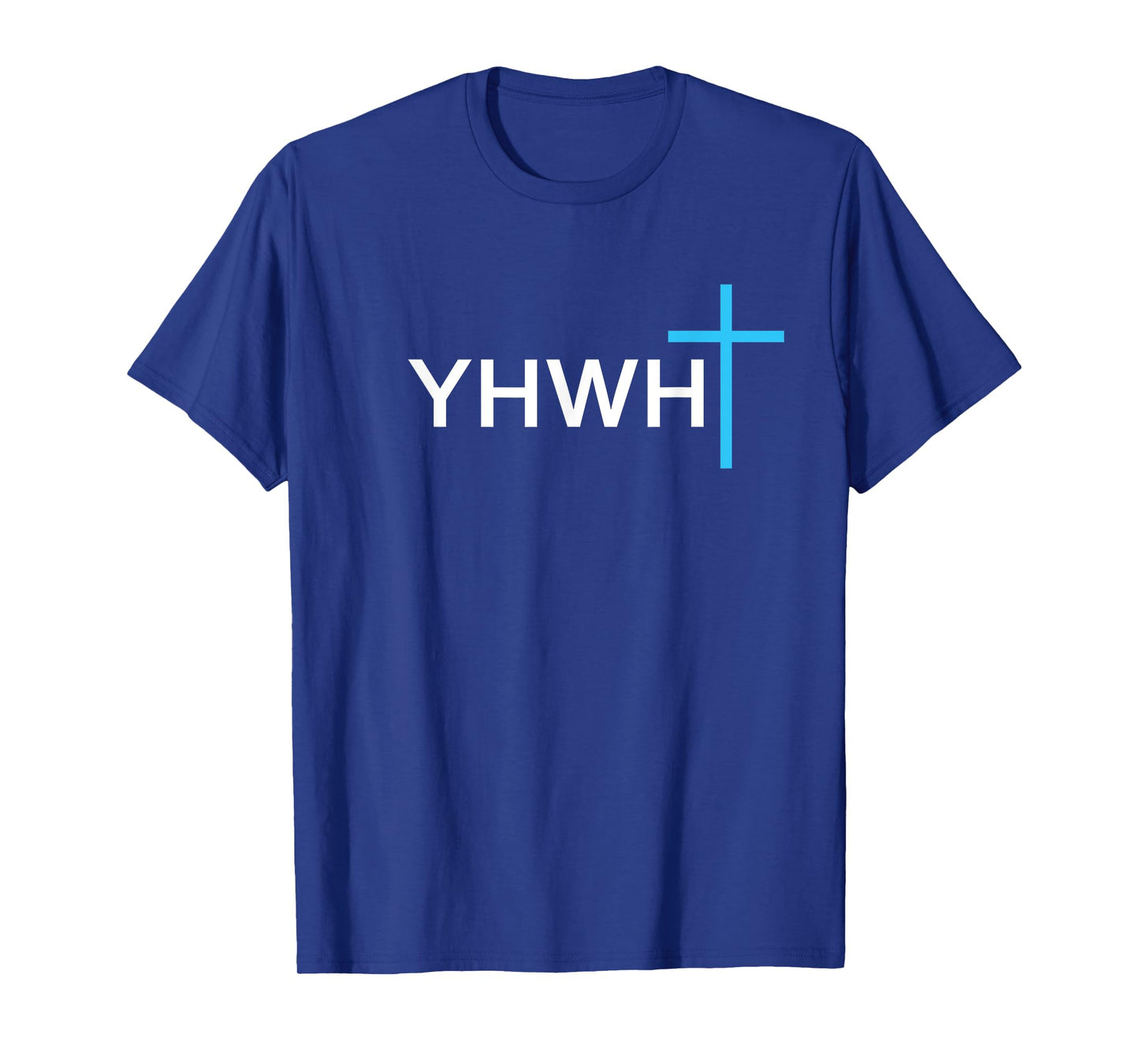 Simple Cross YHWH Yahweh Christian Jesus Name T-Shirt