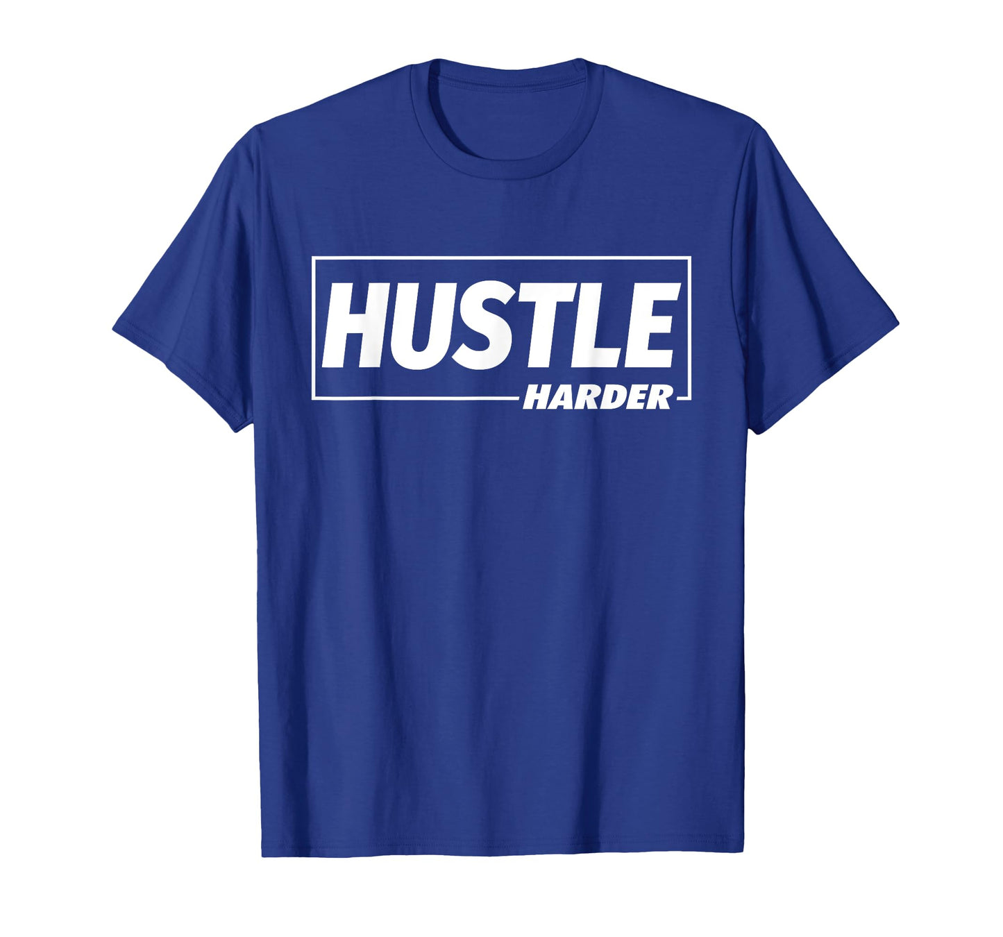 C682 Hustle Harder Gym T Shirt Workout Fitness Motivation T-Shirt