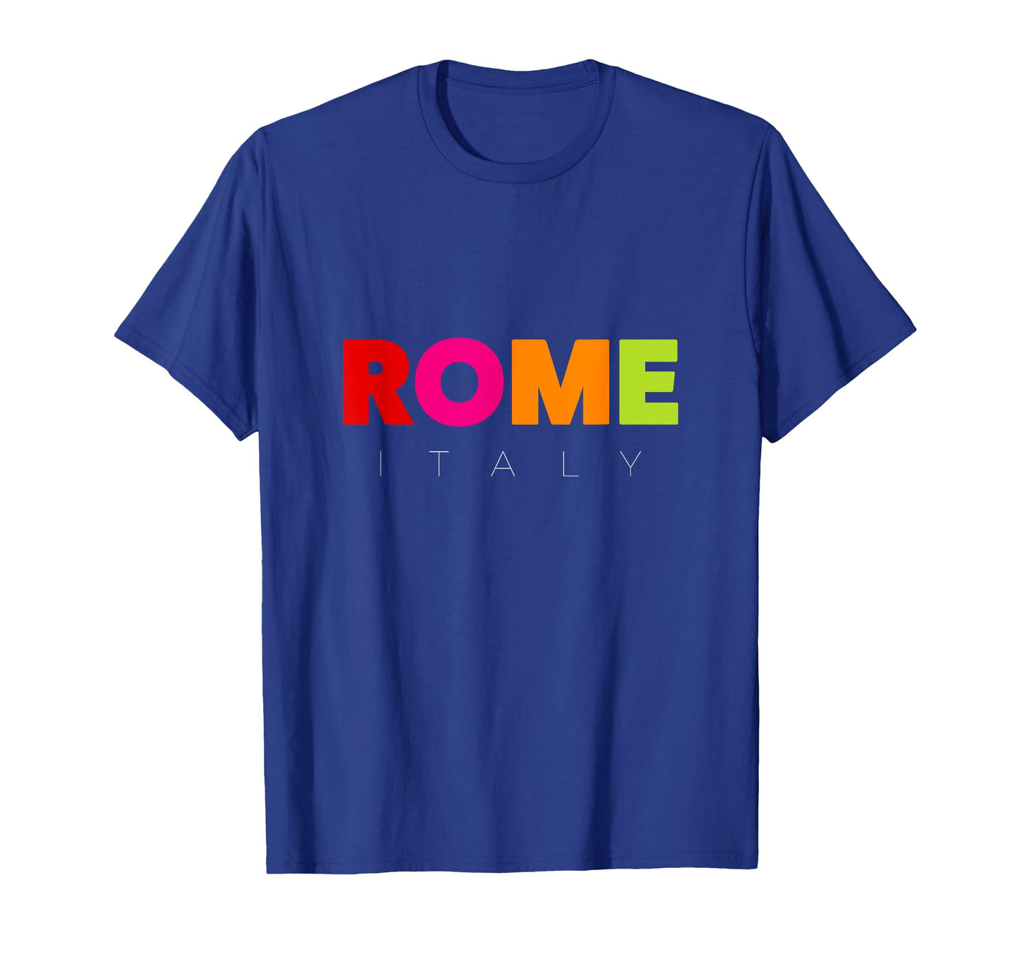 Cool Men's Women's Kids Colorful Rome Italy Graphic Design T-Shirt