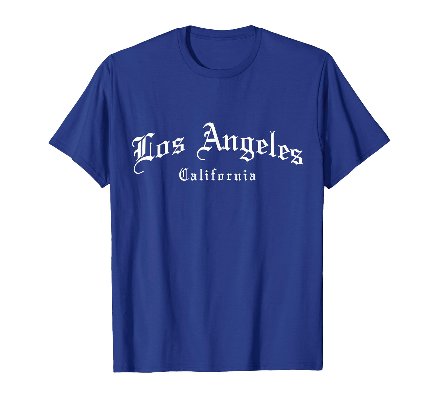 Los Angeles California LA Vintage Old School English Font T-Shirt