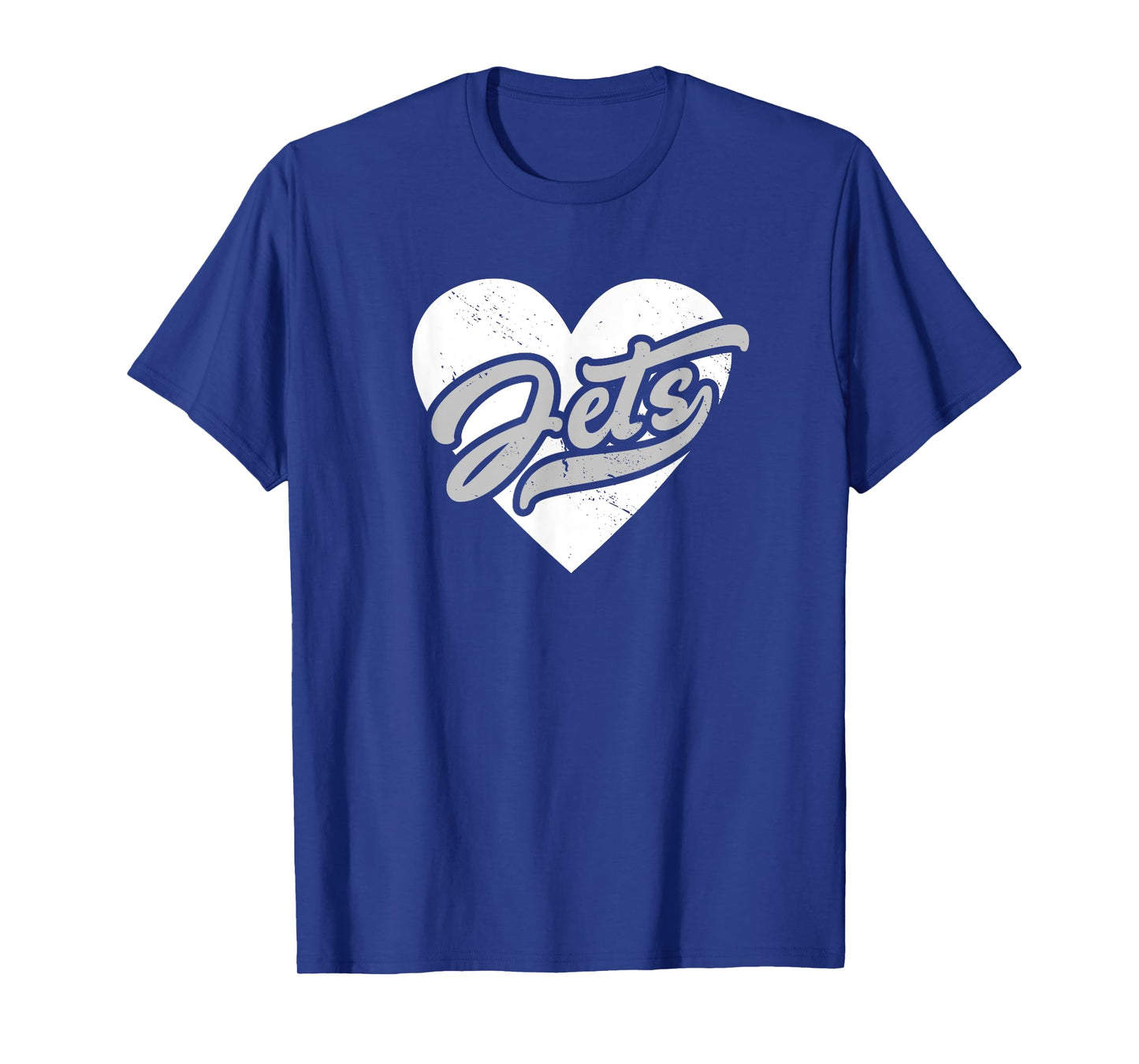 Vintage Jets High School Go Jets Pride Heart T-Shirt