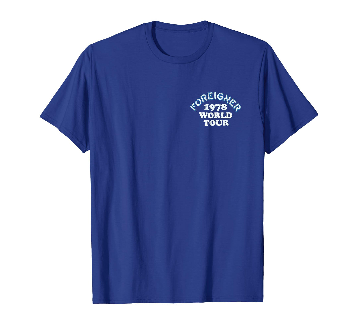 Foreigner Front and Back 1978 World Tour Vintage Band T-Shirt