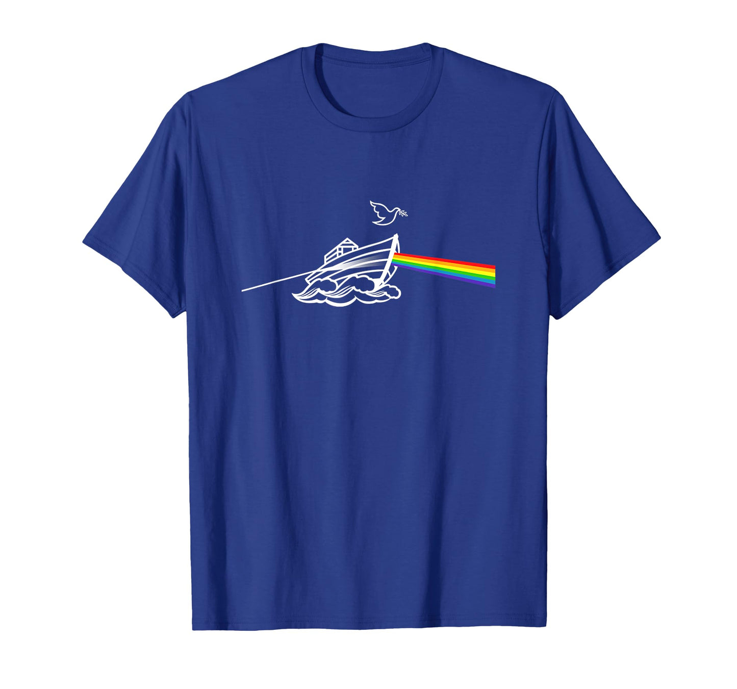 Noah's Ark I Noah Guy Jesus Christ Rainbow LGBT Music T-Shirt