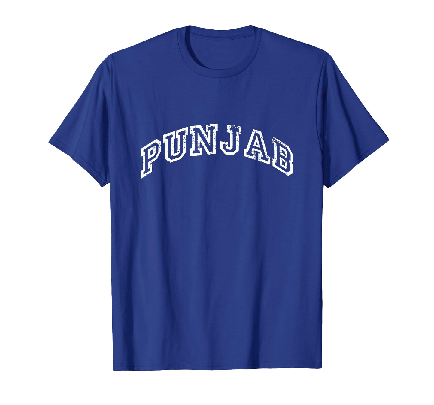 Punjab Minimalist Vintage Inspired Retro Varsity Style T-Shirt