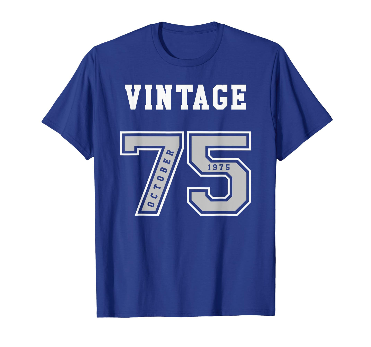 OCTOBER 1975 - BIRTHDAY VINTAGE JERSEY - 75 BIRTHDAY GIFT T-Shirt