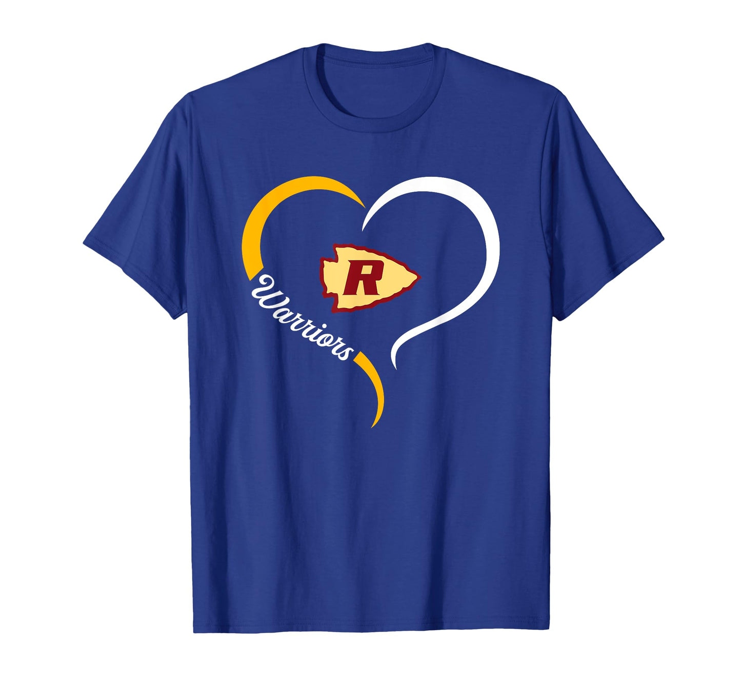 Riverdale Warriors Logo Half Heart Slogan HS T-Shirt