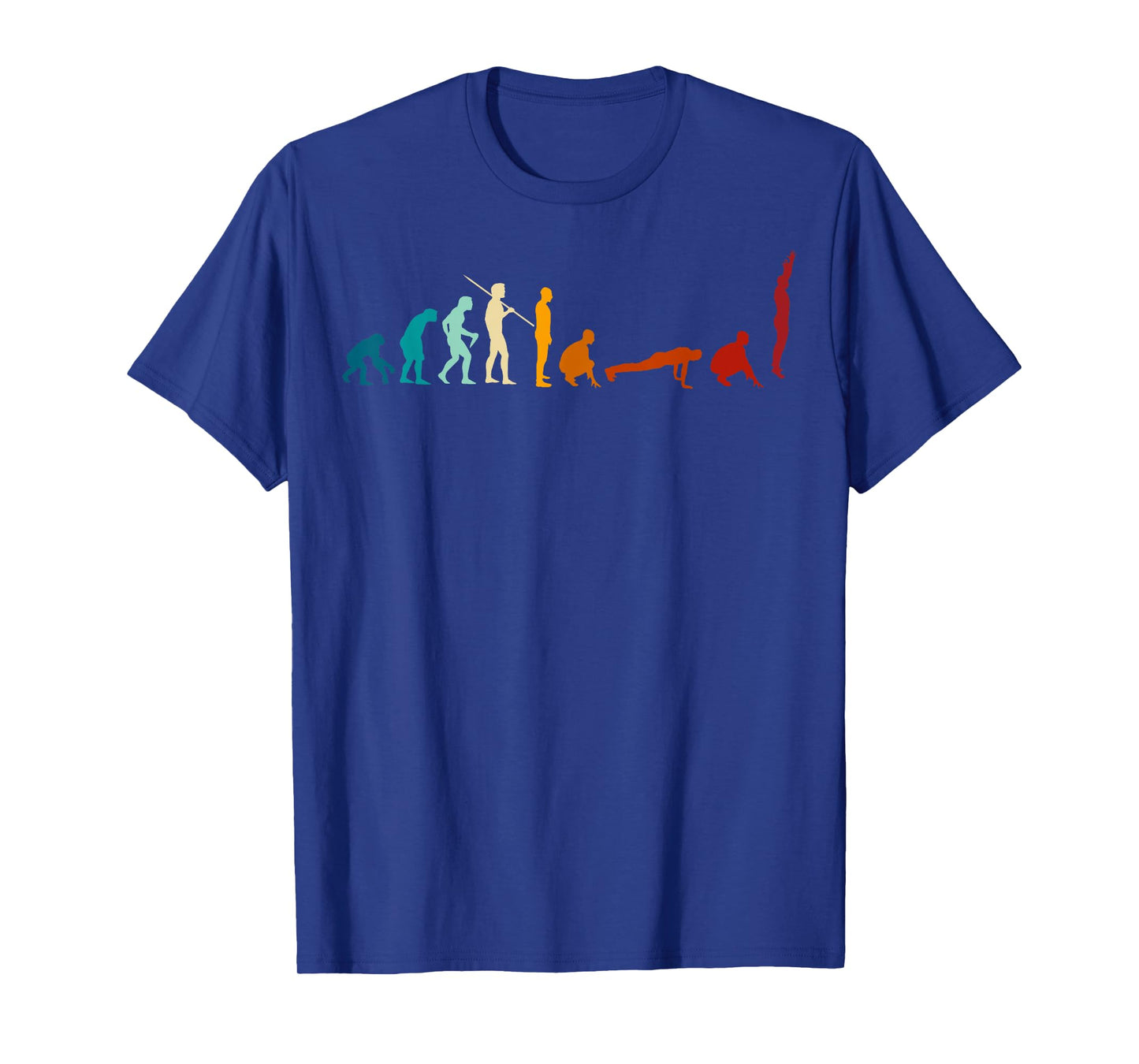 Evolution of Burpees - Funny Personal Trainer Funny Exercise T-Shirt