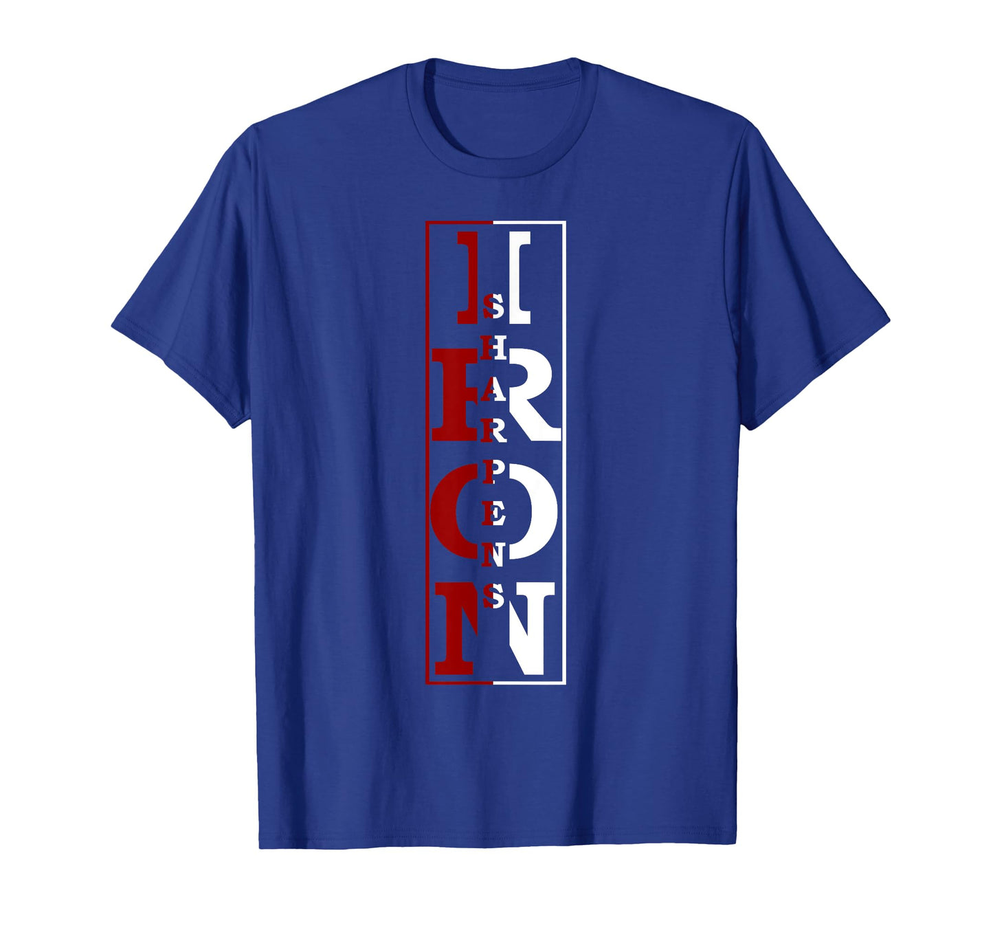 Christian Religious TShirt Iron Sharpens Iron T-Shirt