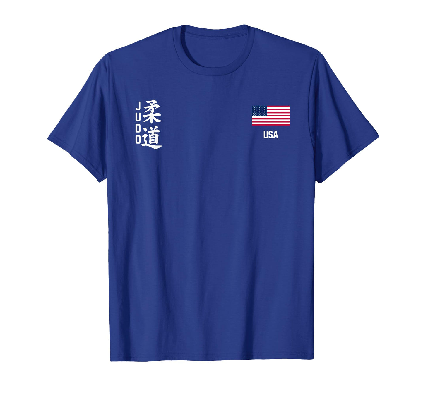 Judo Usa American flag Judoka Dojo Martial art America kanji T-Shirt