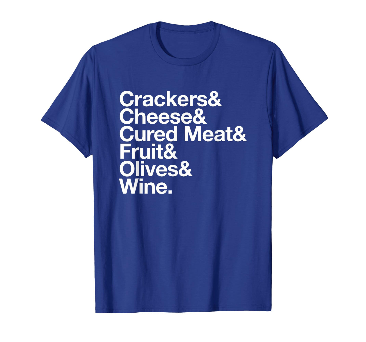 Charcuterie Board Shirt Cheese Lover Foodie Ampersand List T-Shirt