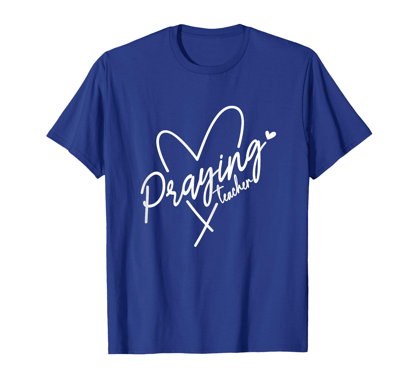 Praying Teacher This Teacher Prays Faith Prayer Warrior Hear Women T-Shirt