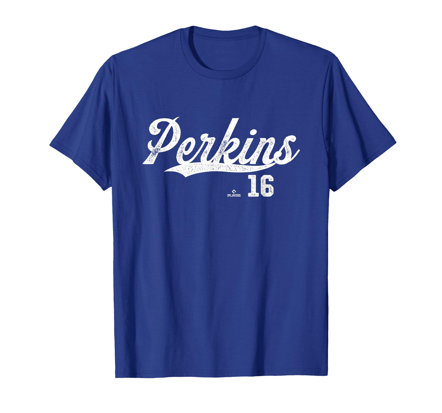 Distressed Swoosh Blake Perkins Milwaukee Baseball MLBPA T-Shirt