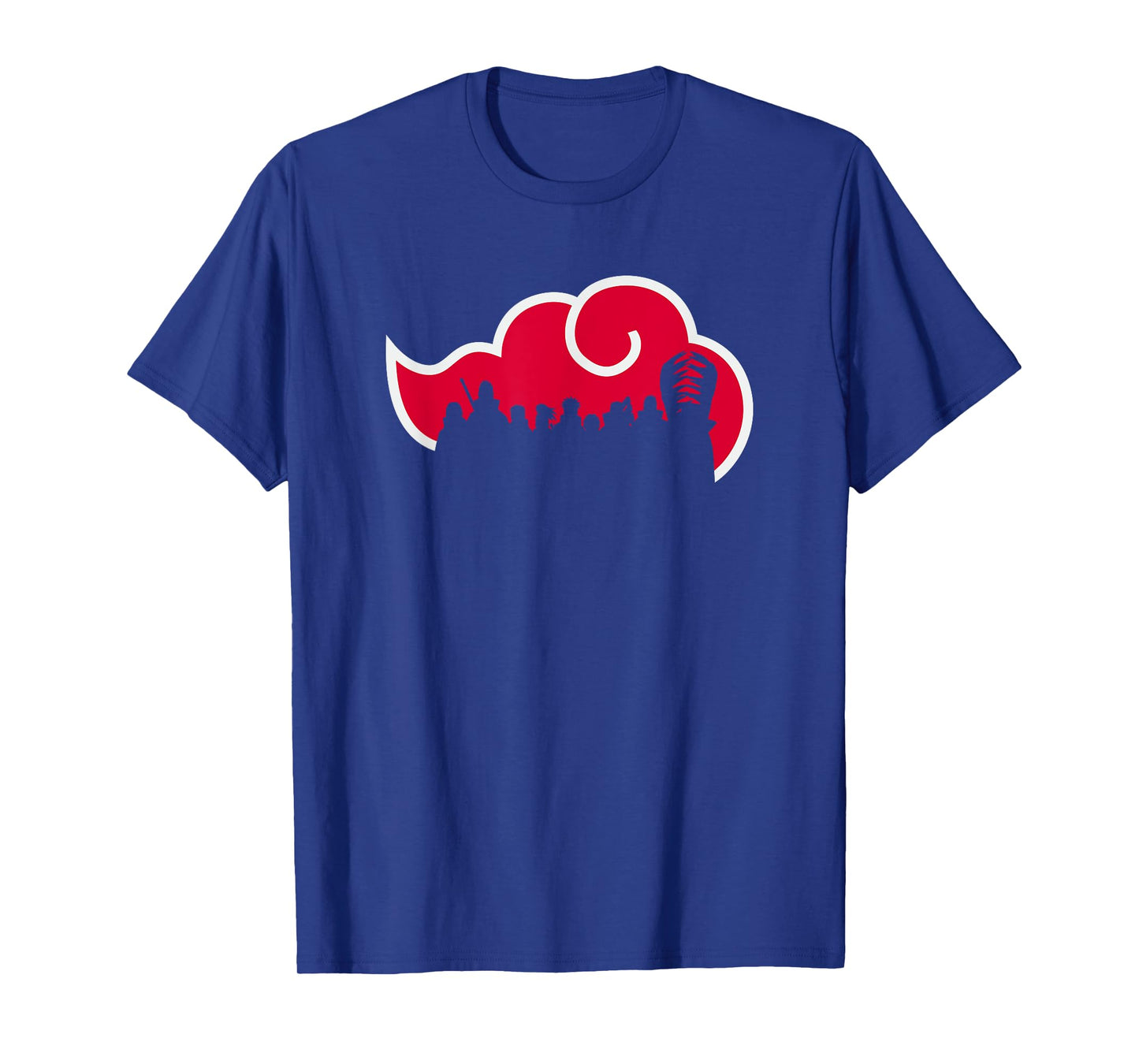 Naruto Shippuden Akatsuki Silhouette Anime T-Shirt