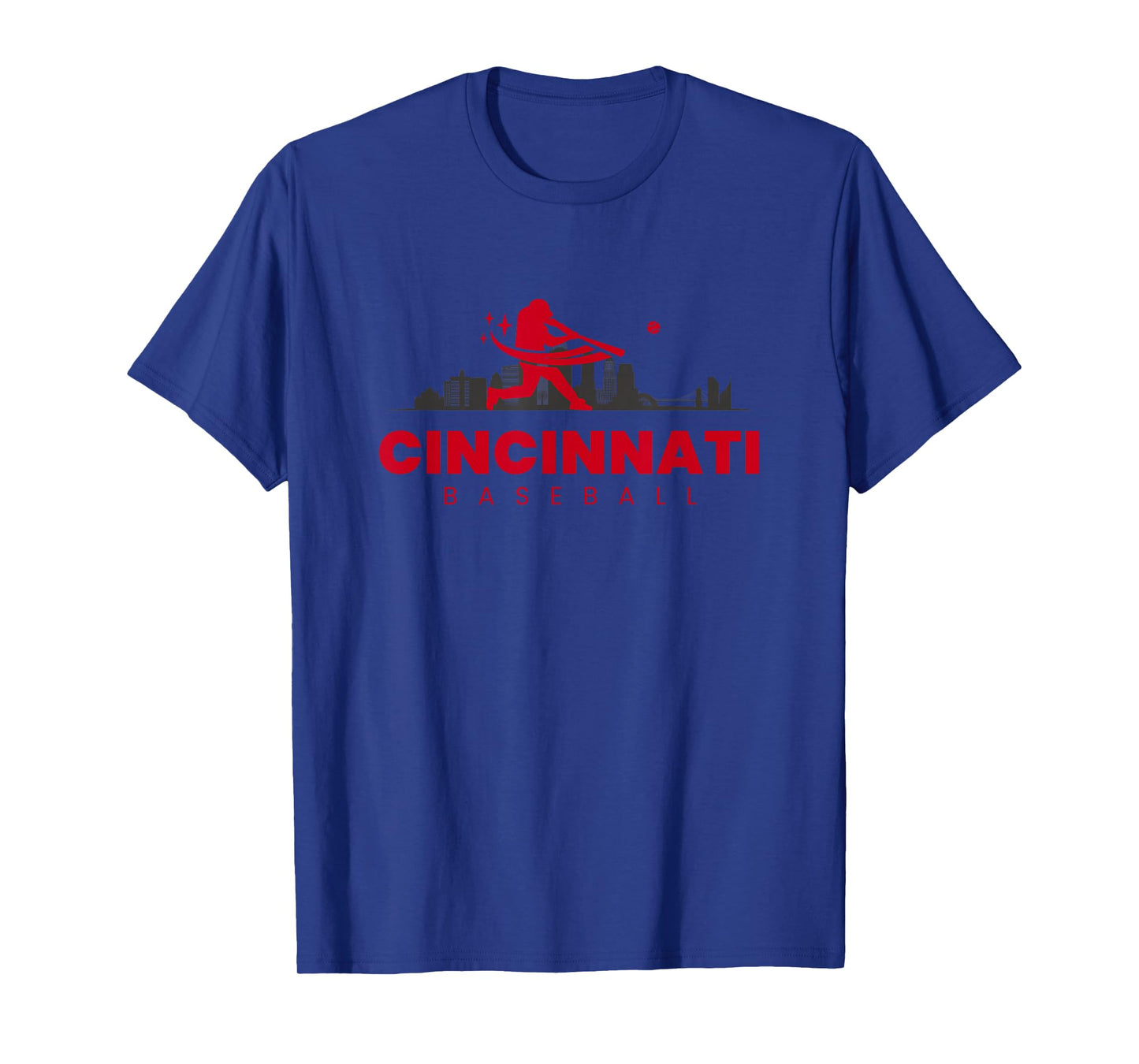 Cincinnati Baseball Vintage Minimalist Retro Baseball Lover T-Shirt