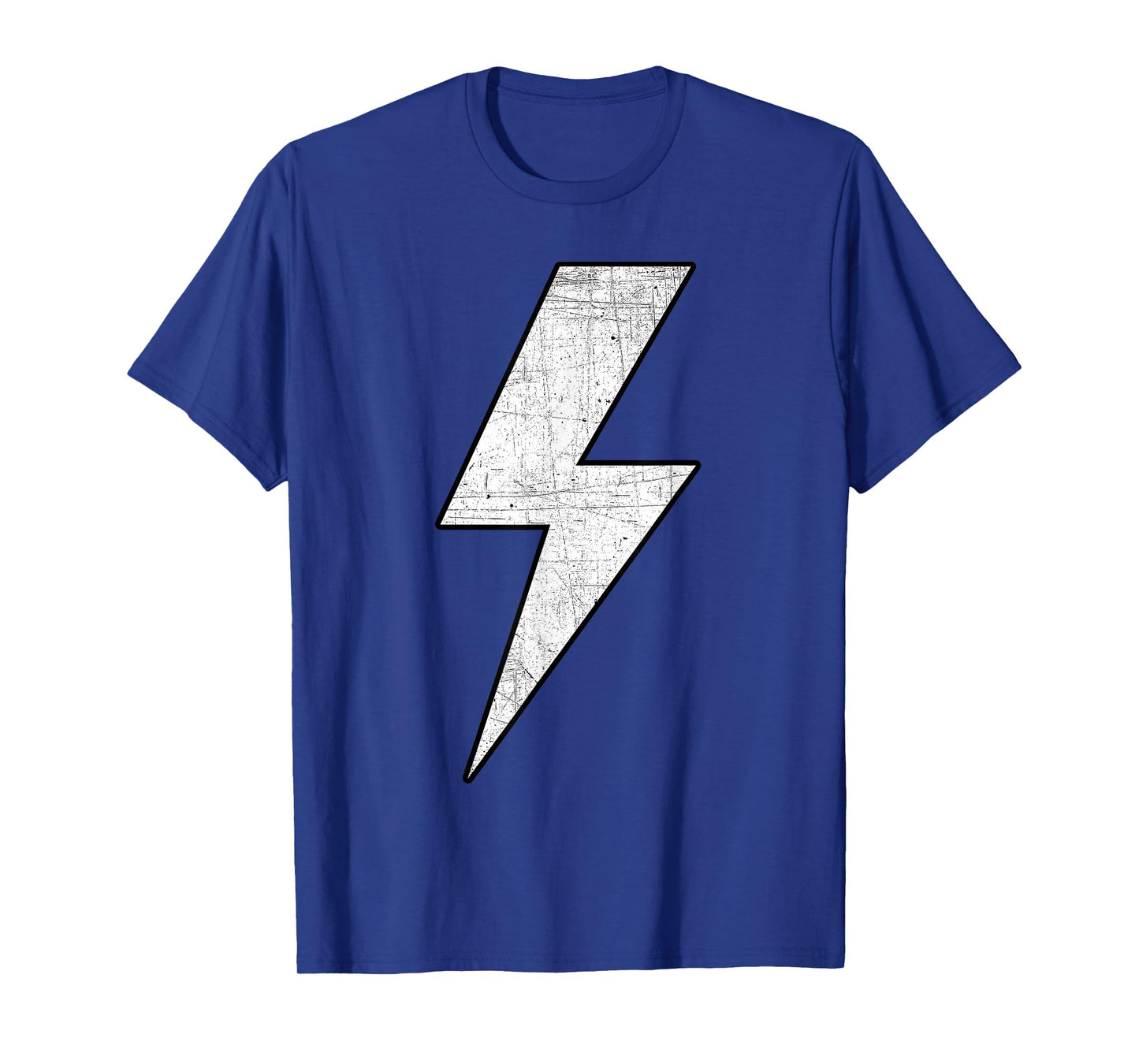 BLACK & WHITE Bolt Lightning Thunderbolt Team T-Shirt