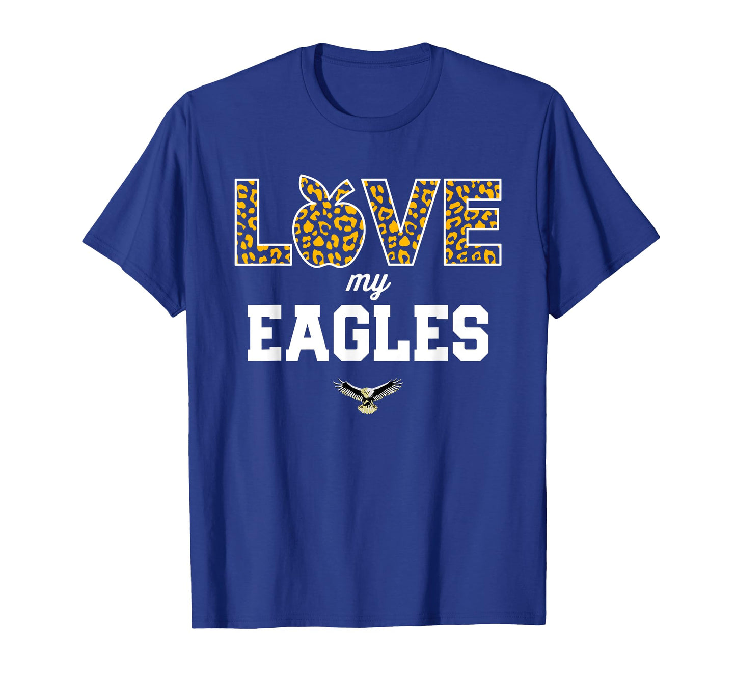 Dunlap Eagles Logo Love My Team HS T-Shirt