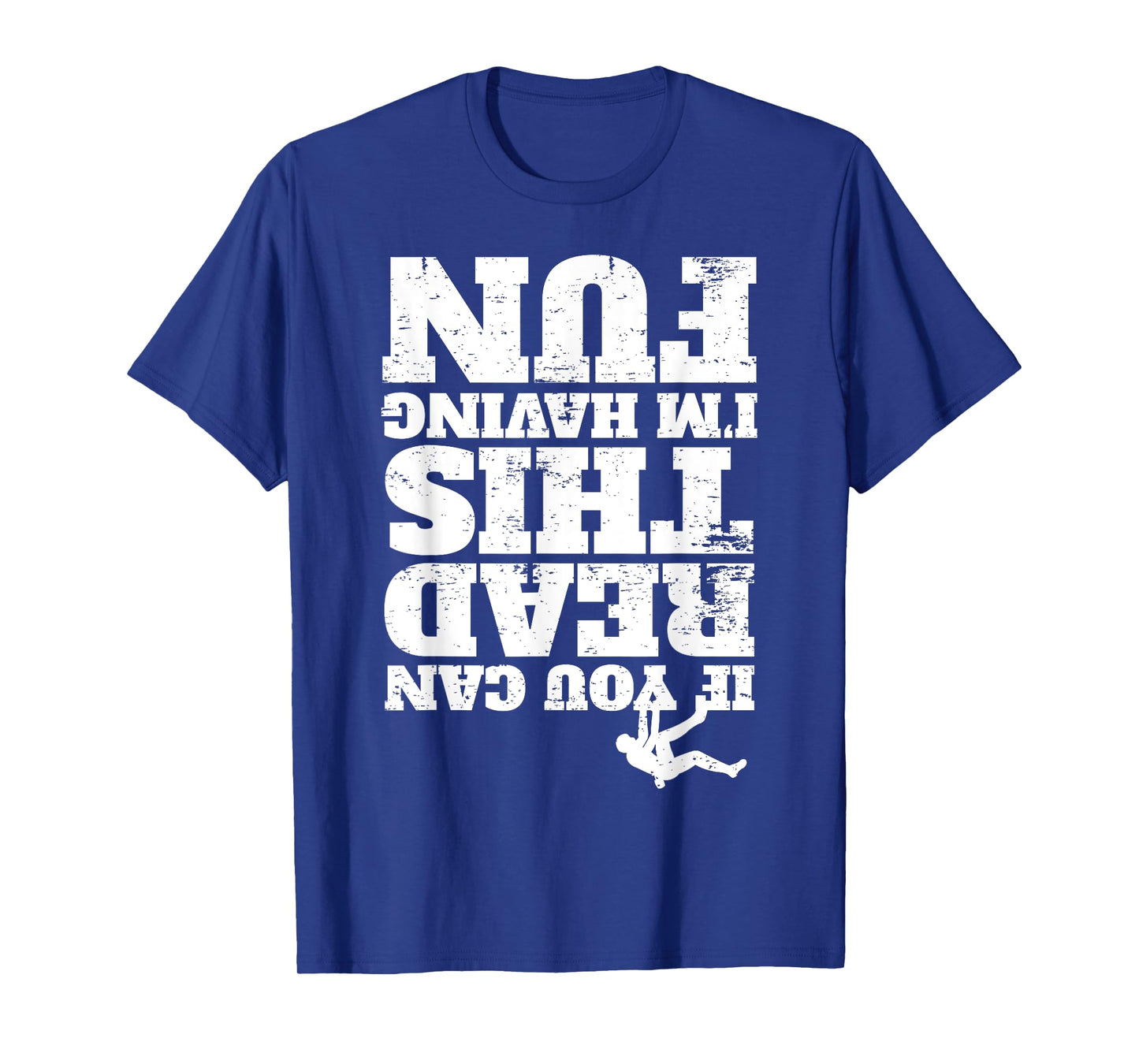Free Climber Rock Climbing Mountain Bouldering I Read T-Shirt