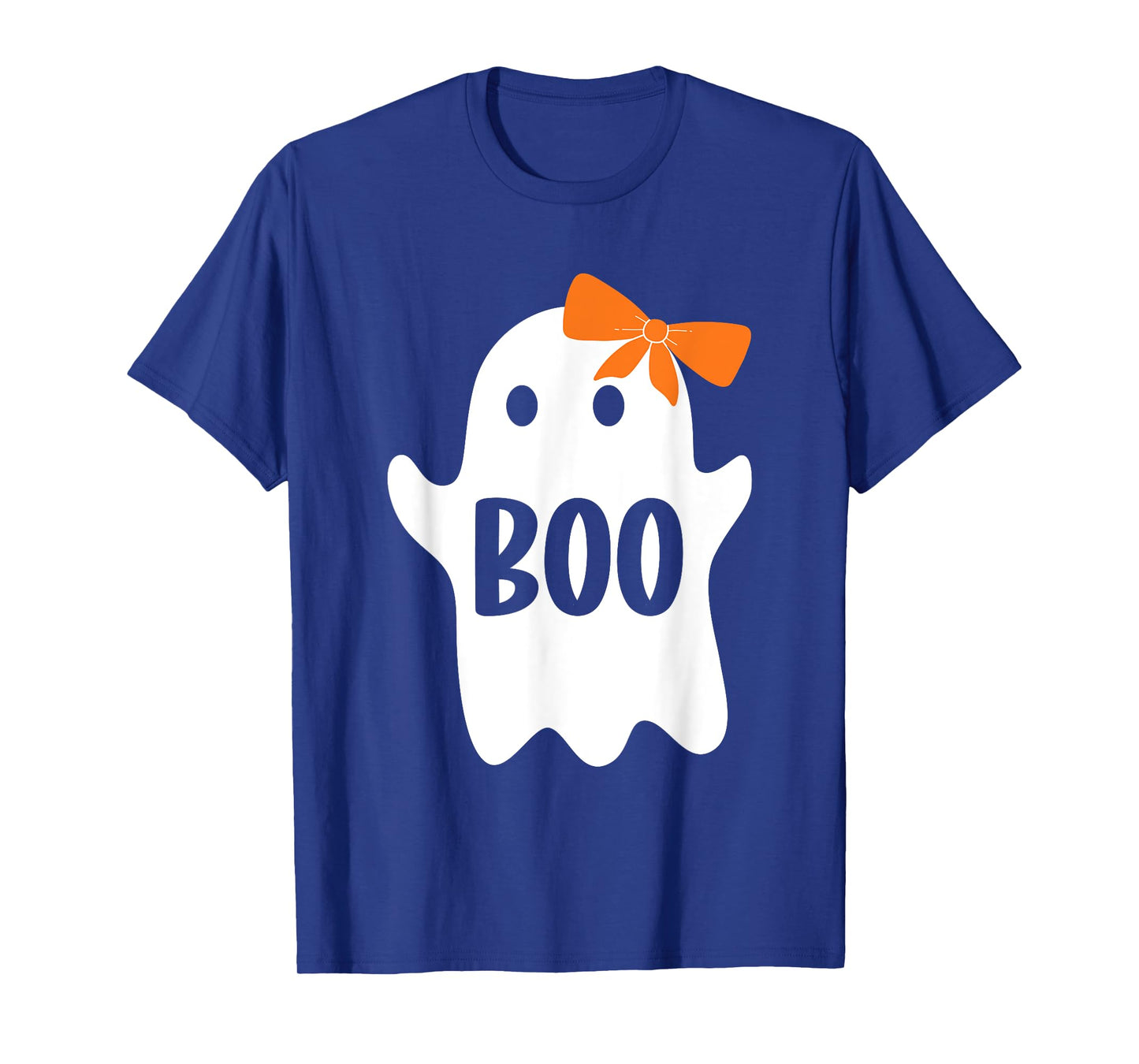 Cute Ghost with Bow, Boo Halloween Monster Kids Adults T-Shirt
