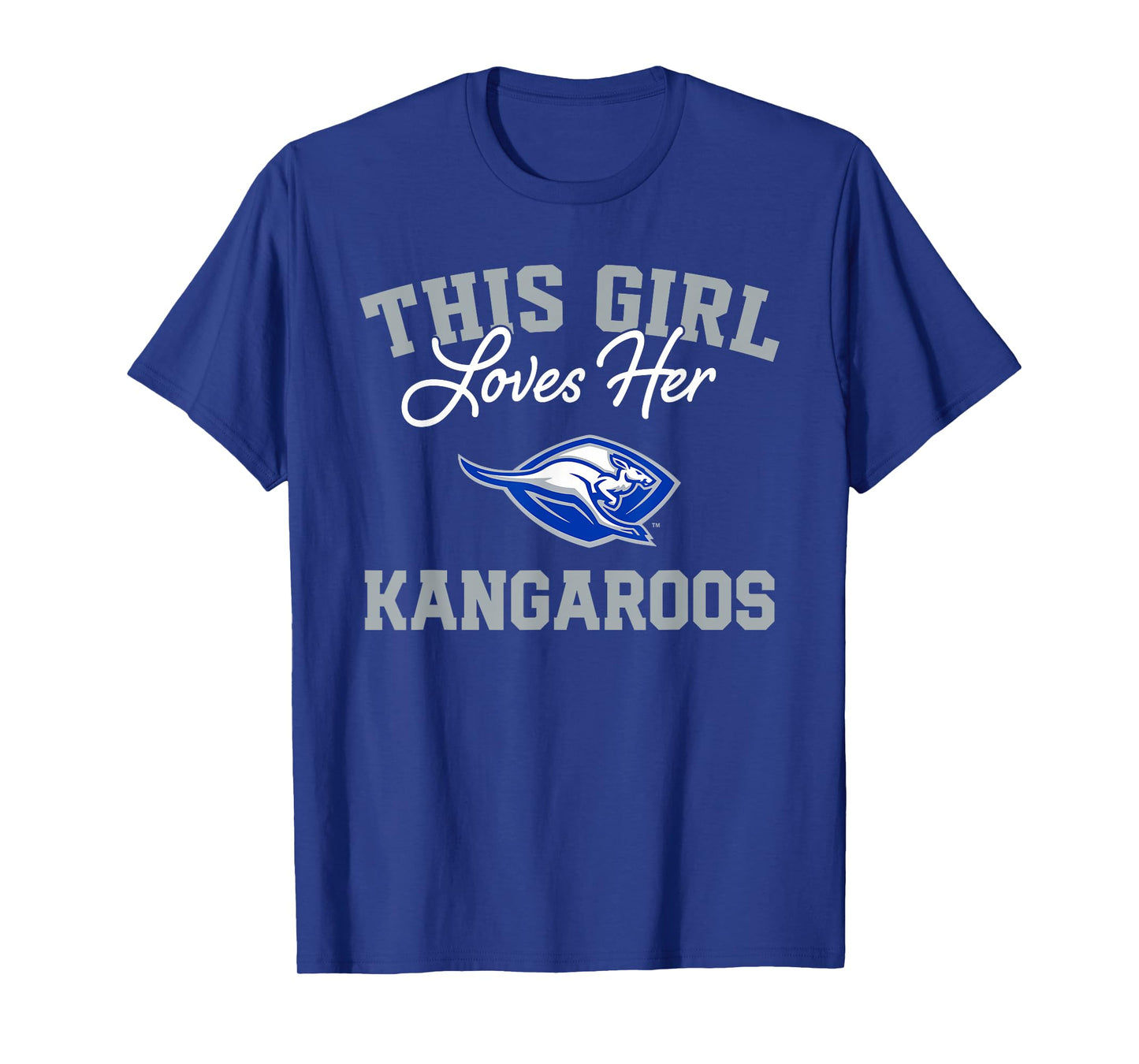 Weatherford Kangaroos Logo This Girl Loves Her HS T-Shirt