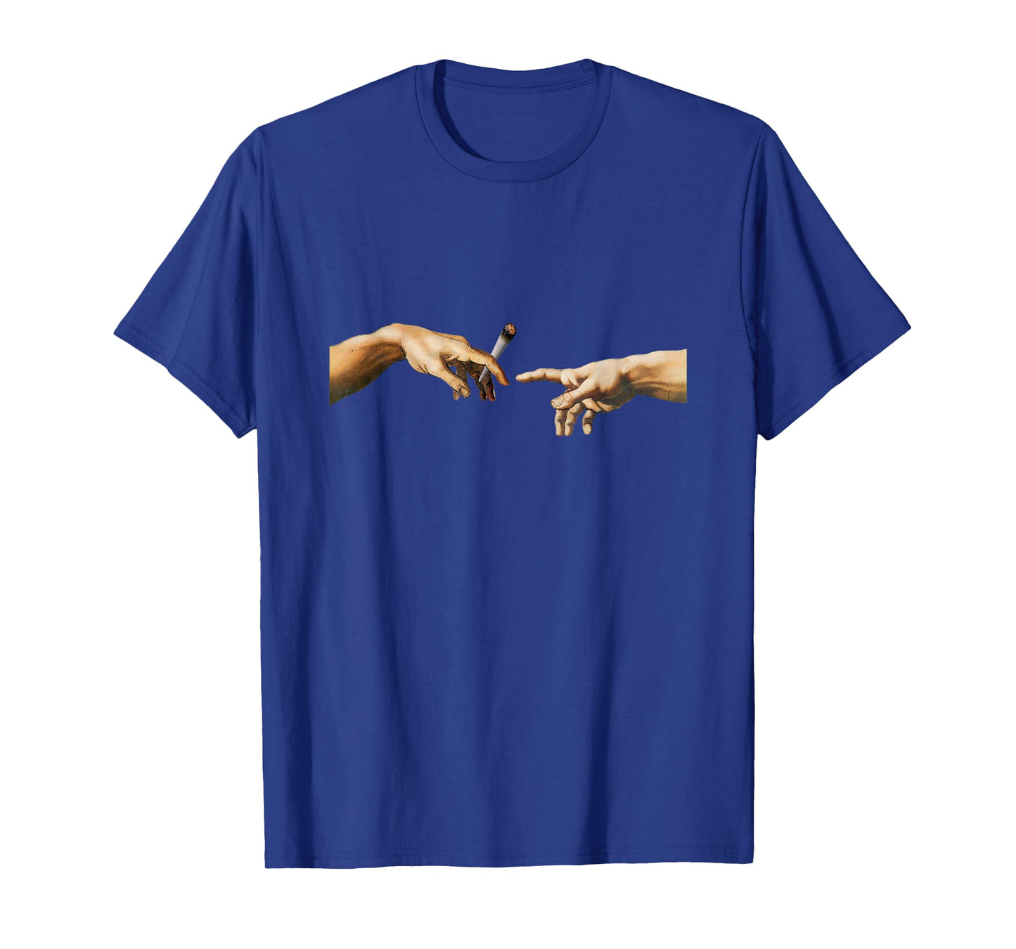 420 The Creation of Adam Michelangelo Weed Joint Vintage T-Shirt