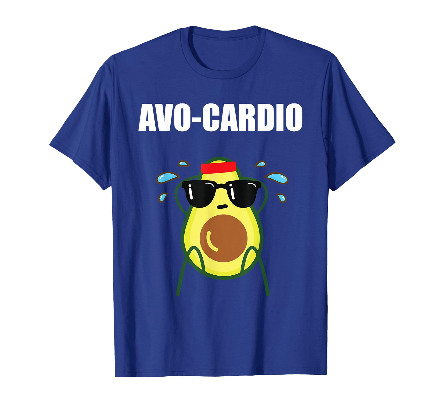 Funny Gym Exercise Pun Avocado Avo-Cardio T-Shirt
