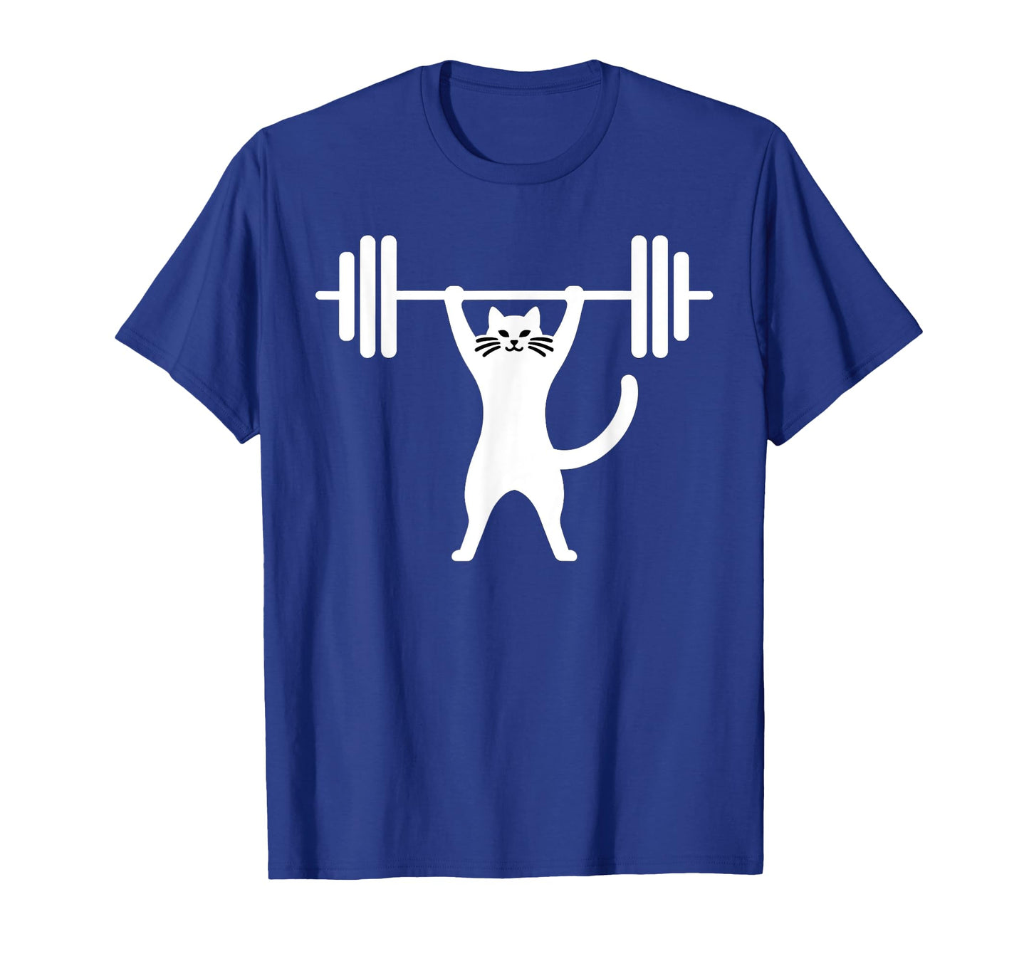 Cat Powerlifting Weightlifting Gym Workout Men Women Kids T-Shirt