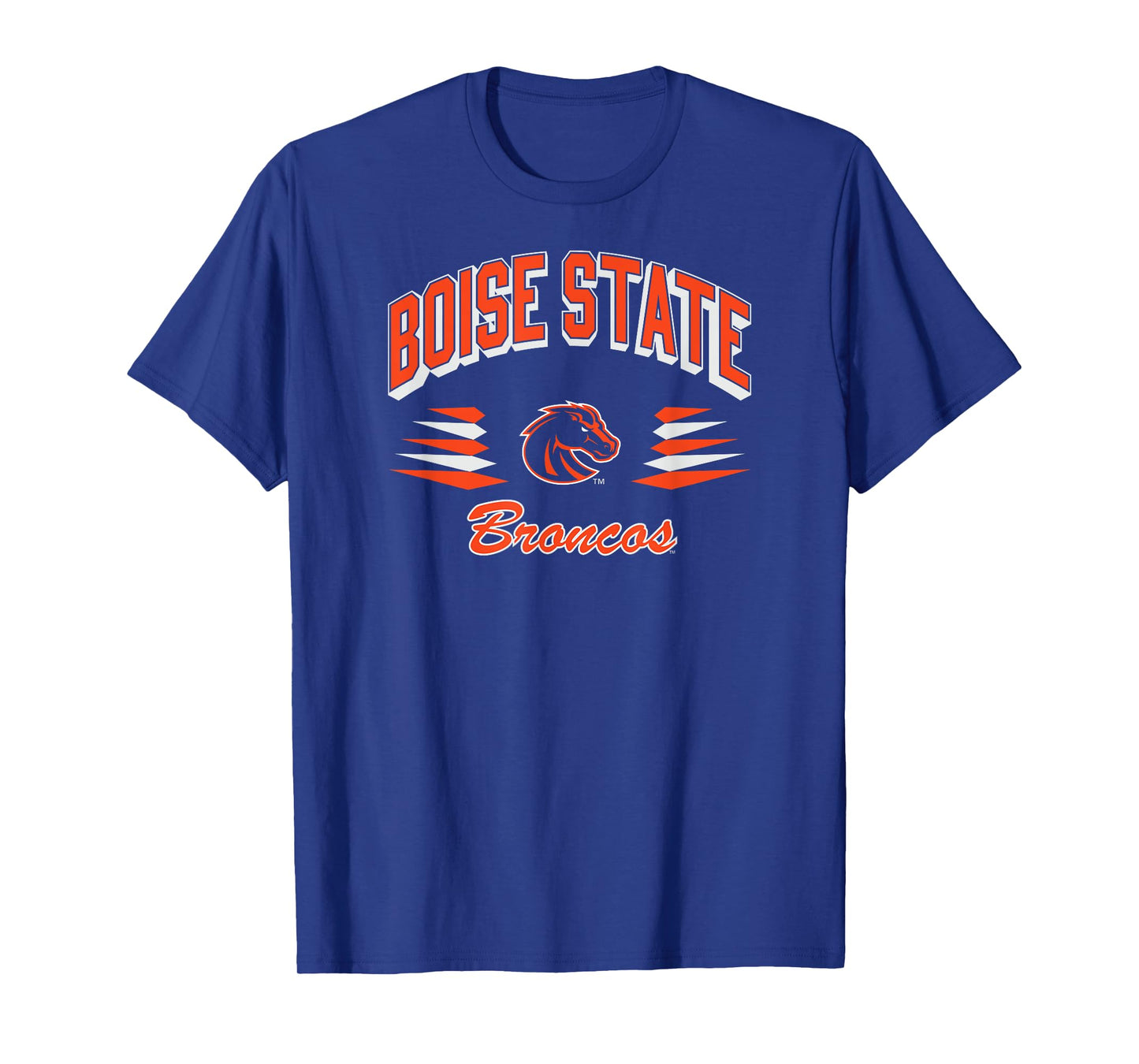 Boise State Broncos Retro Diamond Blue Officially Licensed T-Shirt
