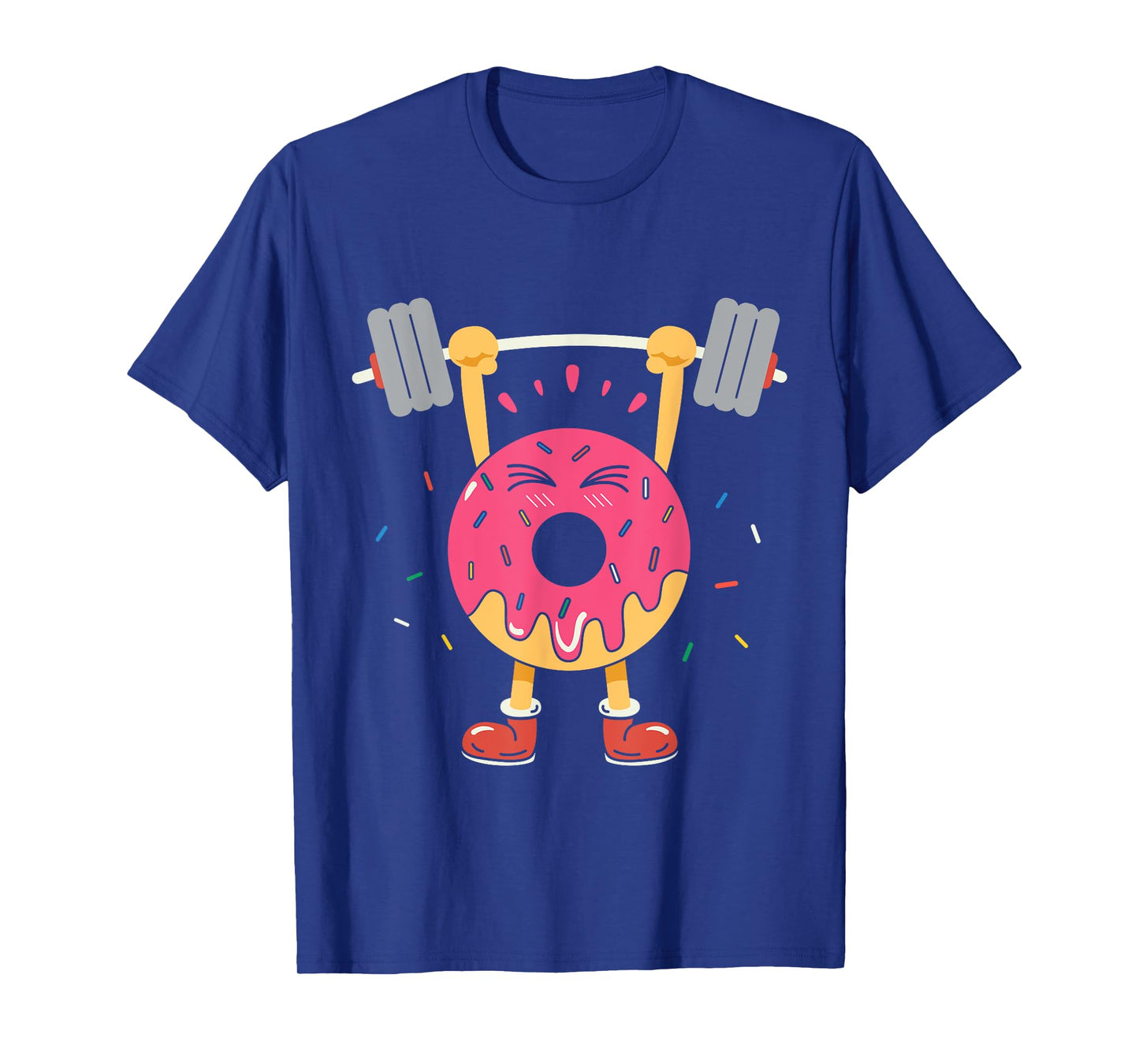 Weightlifting Funny Fitness Workout Gym Donut Lover Gift T-Shirt