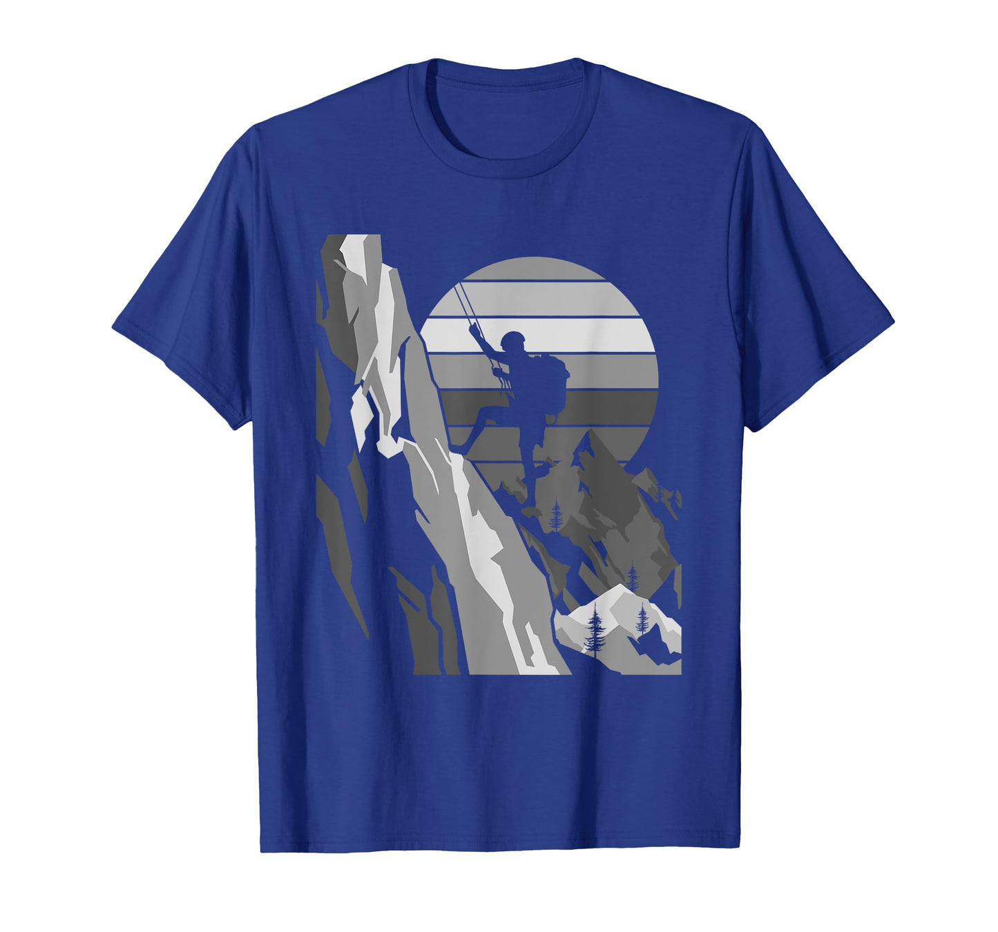 Mountain Climber Funny Rock Climbing Bouldering Men Women T-Shirt