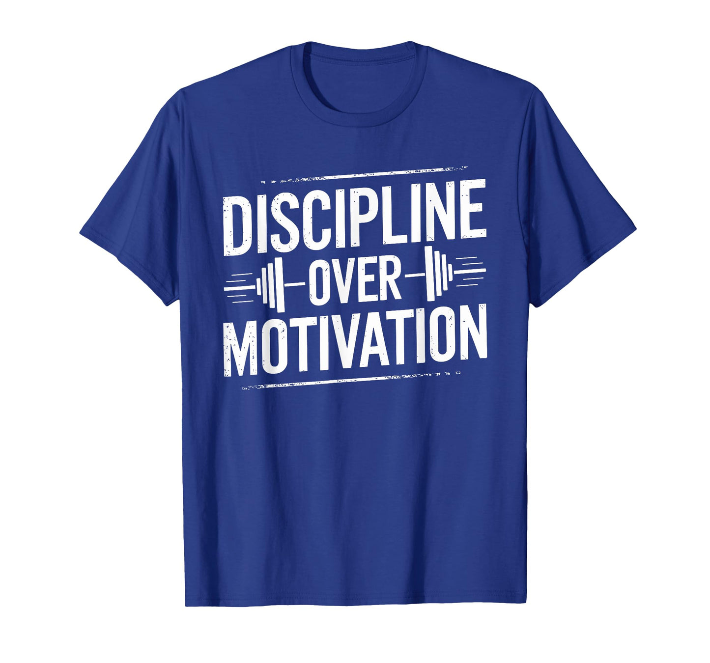 Discipline Over Motivation, Gym Bodybuilder Weightlifting T-Shirt