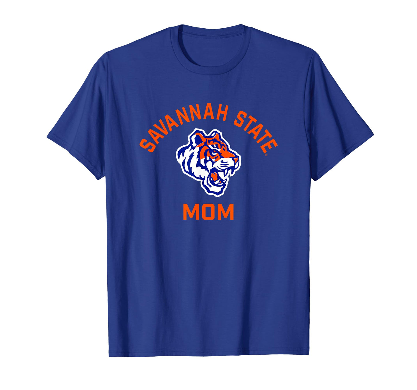 Savannah State University SSU Tigers Arched Mom T-Shirt