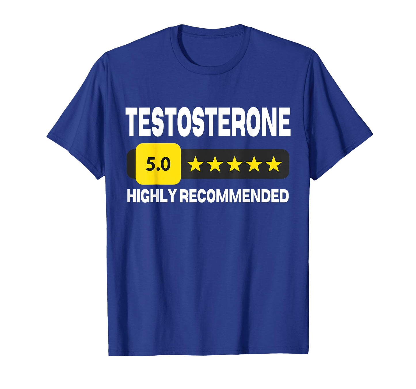 Funny Testosterone Test Testo TRT Therapy Bodybuilding Humor T-Shirt
