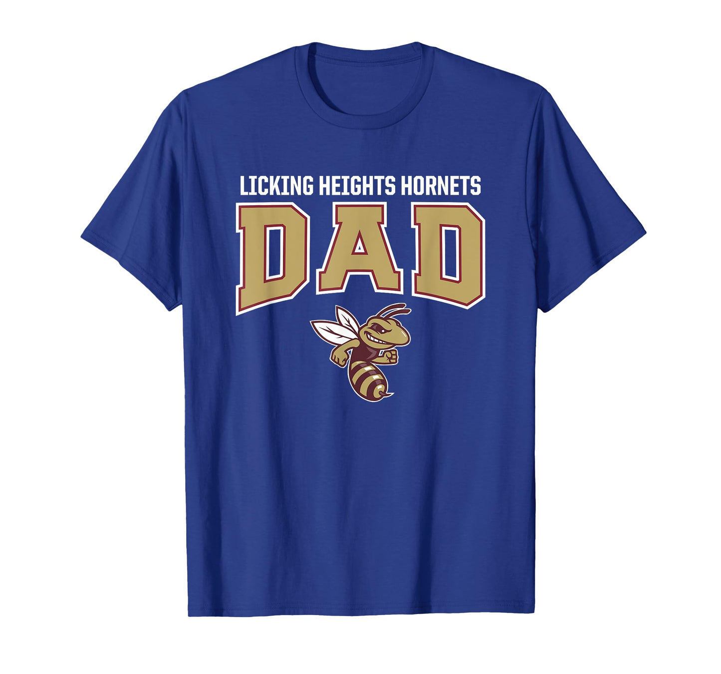 Licking Heights Hornets Logo Dad HS T-Shirt